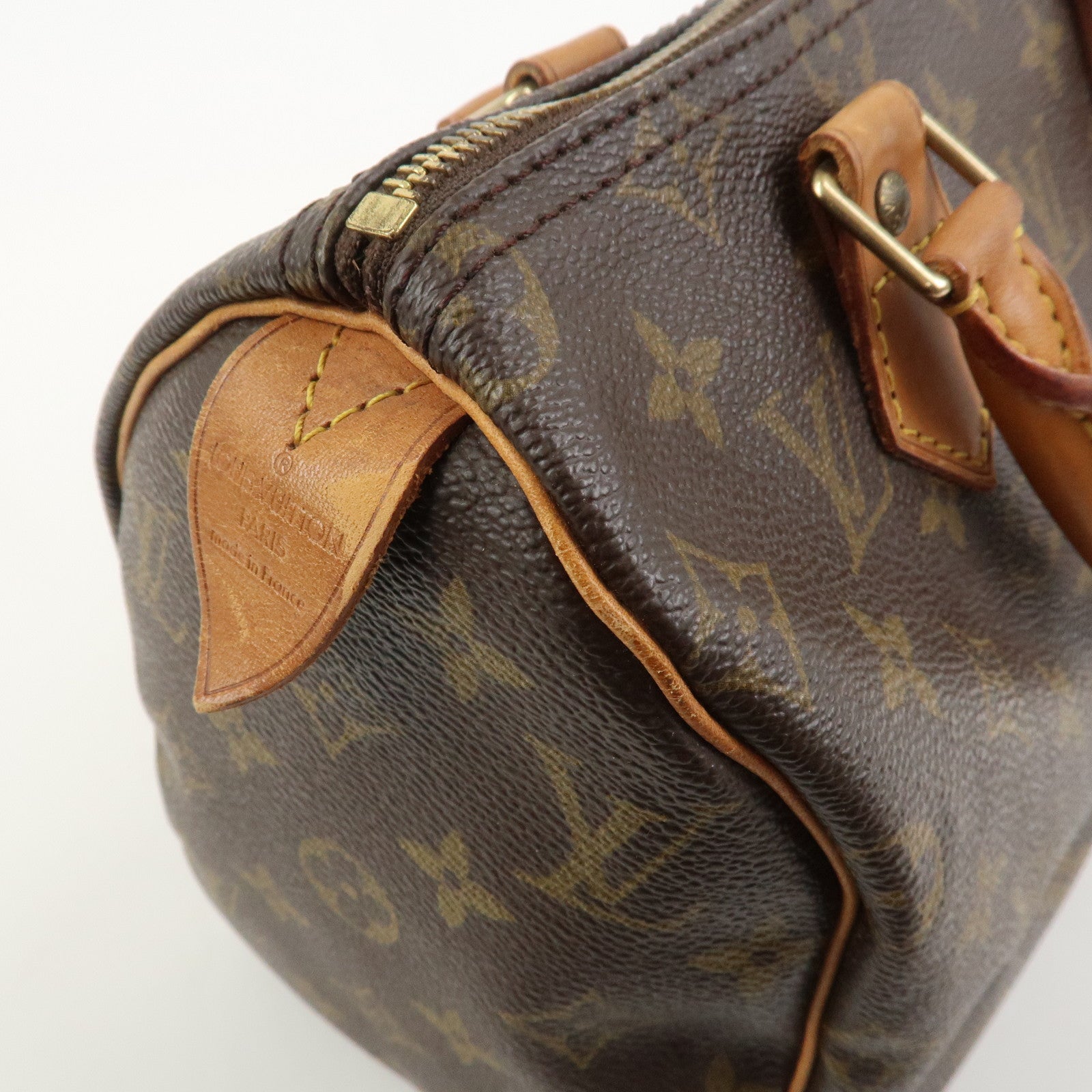 Louis Vuitton Monogram Speedy 25 Boston Bag Hand Bag Brown M41528