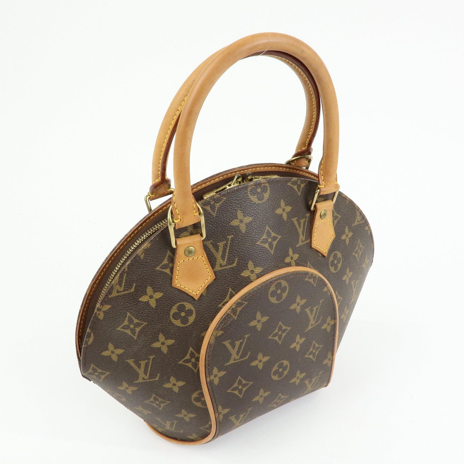 Louis Vuitton Monogram Ellipse PM Hand Bag Brown M51127