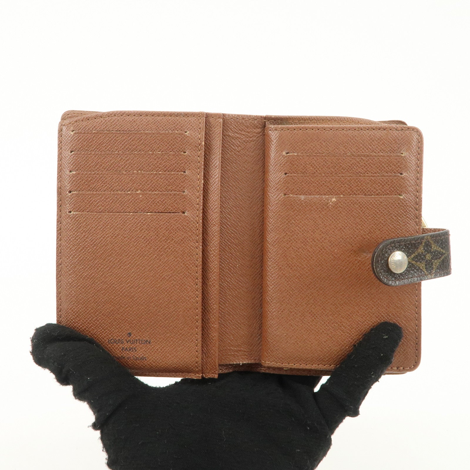 Louis Vuitton Set of 2 Monogram Damier Bi-fold Wallet M61207 N61664 Used