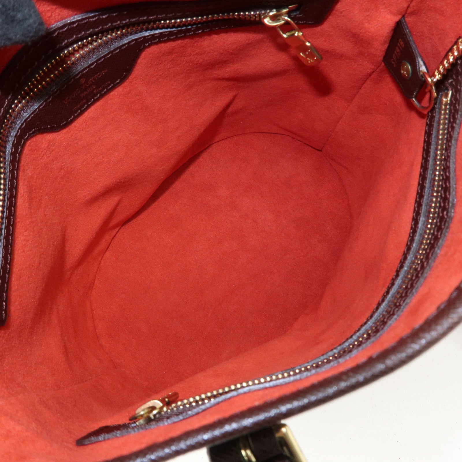 Louis Vuitton Damier Ebene Marais Tote Bag Hand Bag Brown N42240