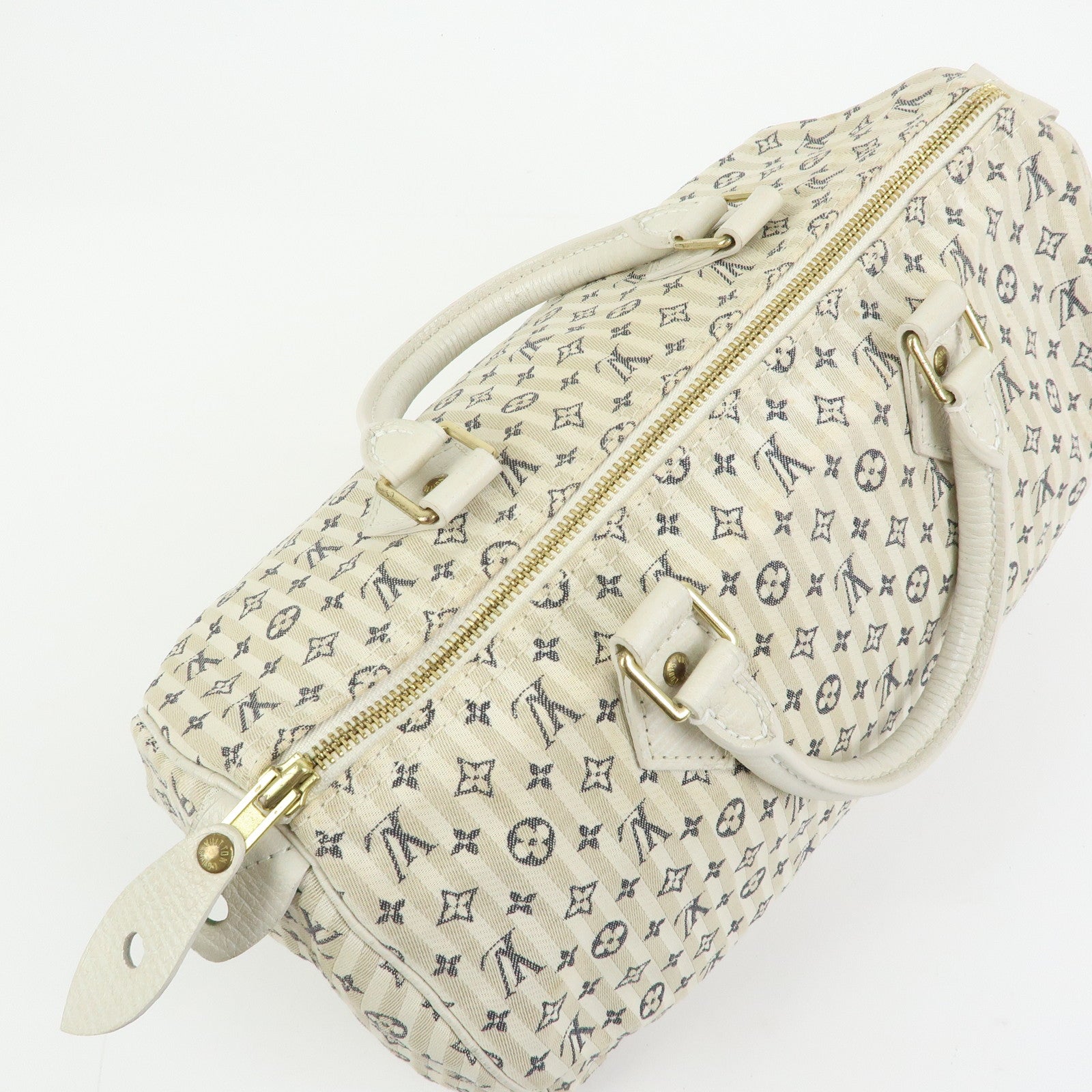 Louis Vuitton Monogram Mini Lin Croisette Speedy 30 Hand Bag M95500