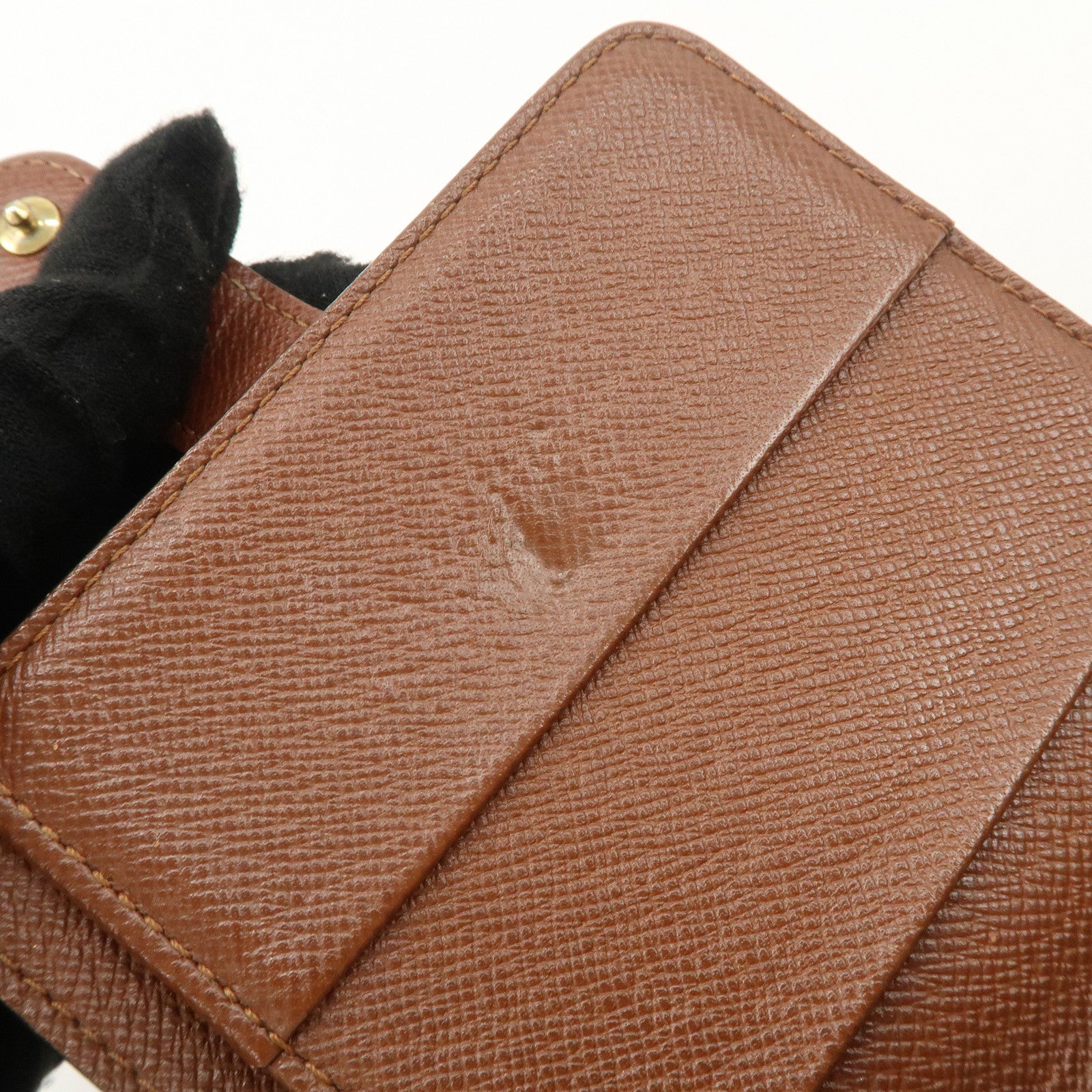 Louis Vuitton Louis Monogram Compact Small Zippy Wallet M61667 Used