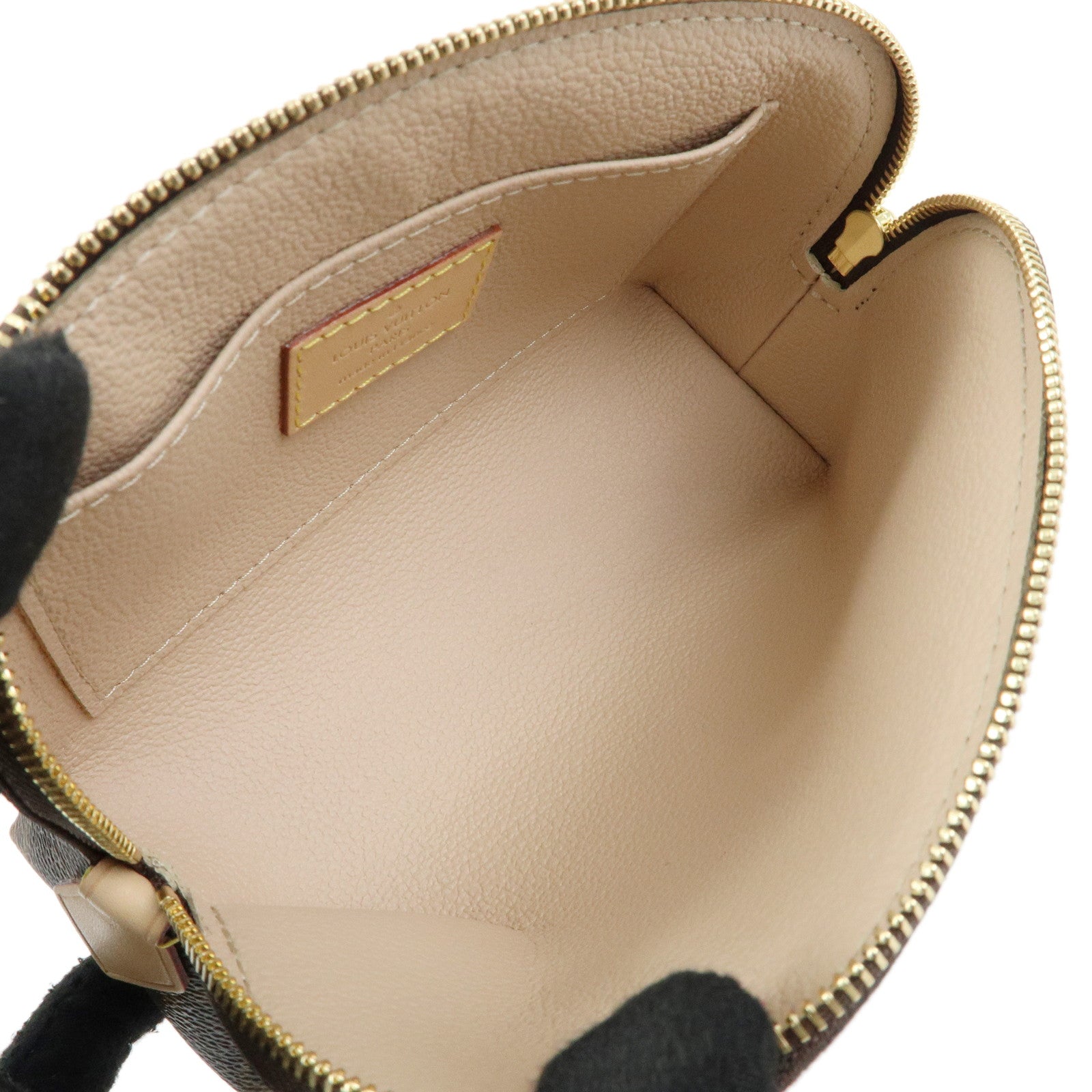 Louis Vuitton Monogram Pochette Cosmetic PM Pouch Brown M47515