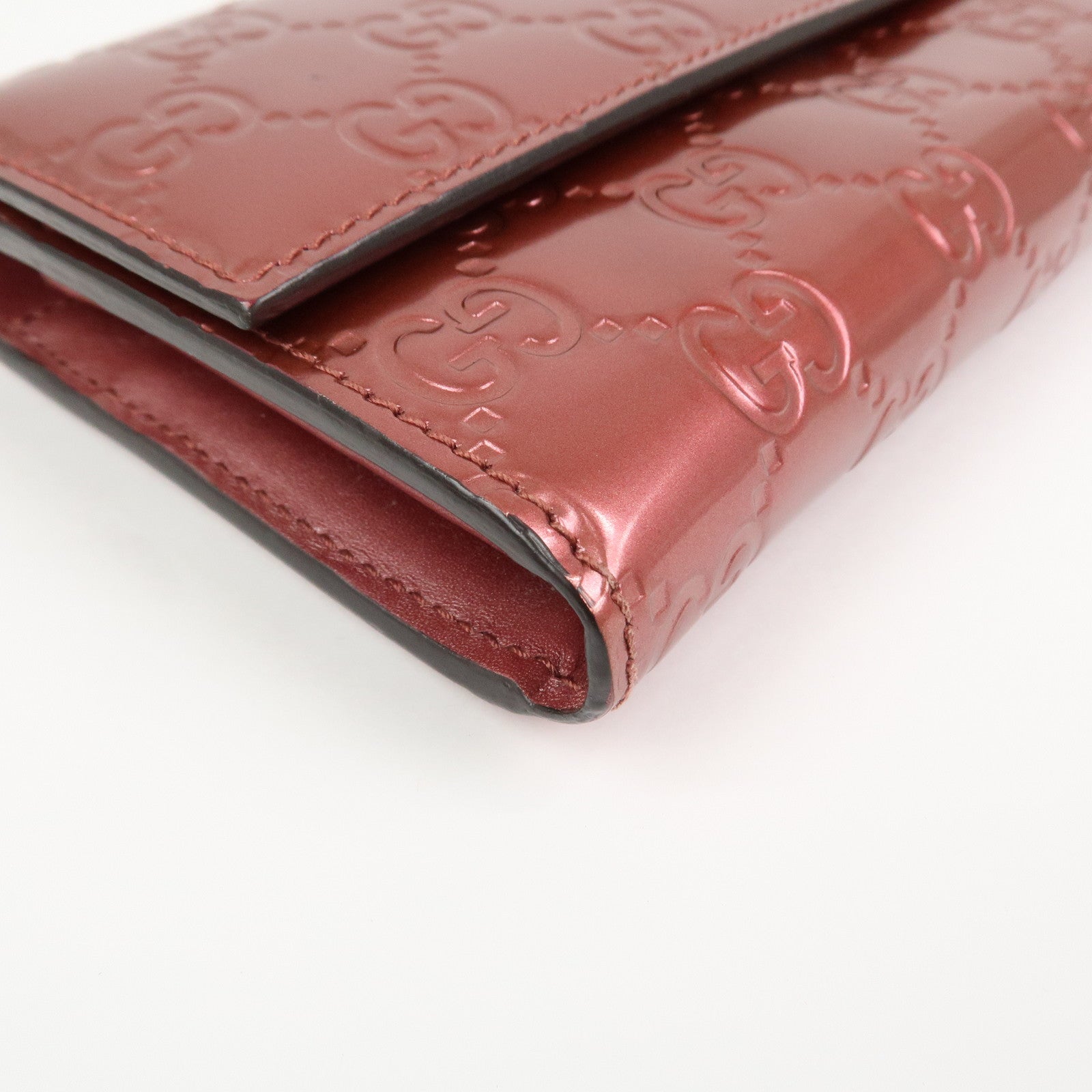 GUCCI Guccissima Interlocking G Lovely Heart Long Wallet 251861