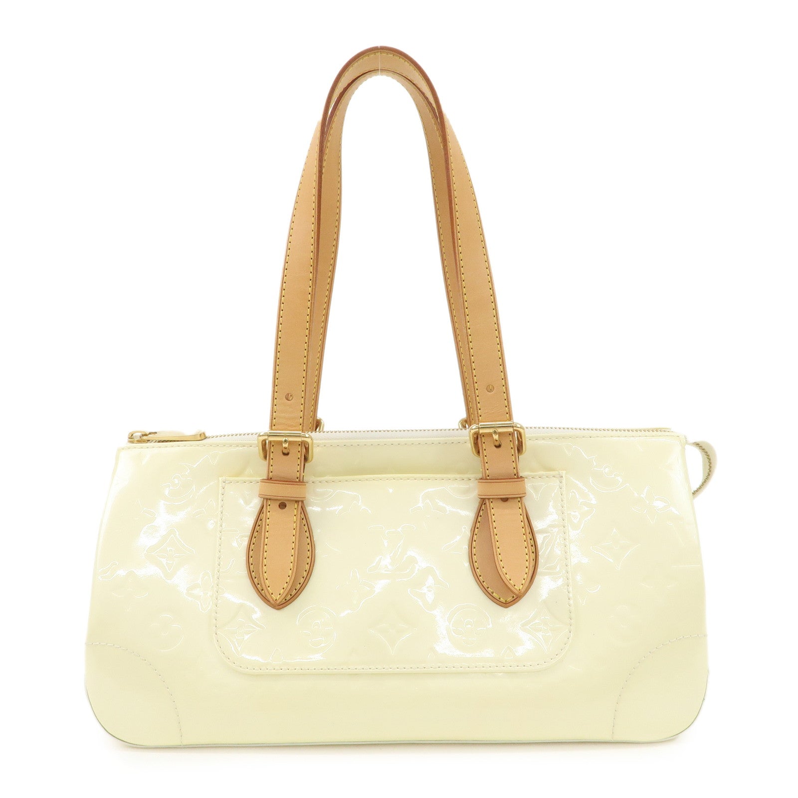 Louis Vuitton Monogram Vernis Rosewood Avenue Hand Bag Perle M93508 Used