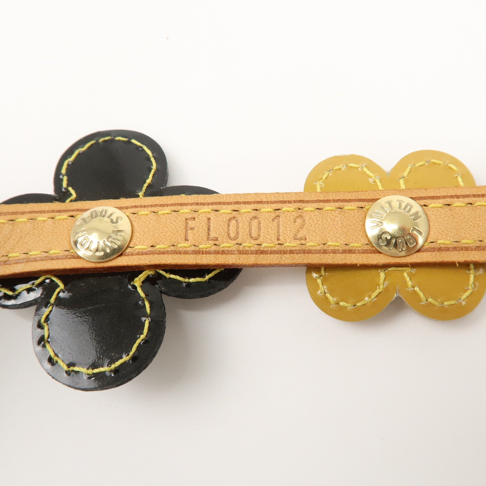 Louis Vuitton Monogram Vernis Flower Lexington Bracelet Brown M92252