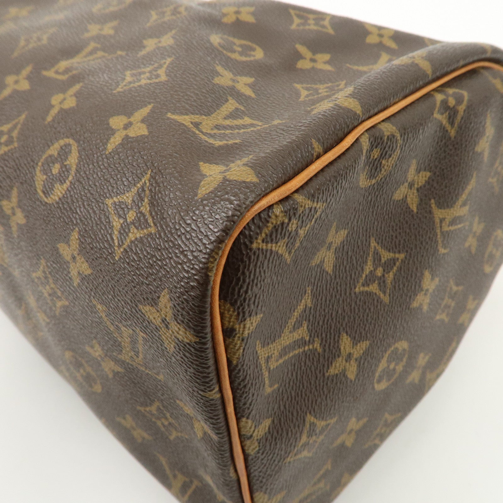 Louis Vuitton Monogram Speedy 30 Boston Bag Brown M41524