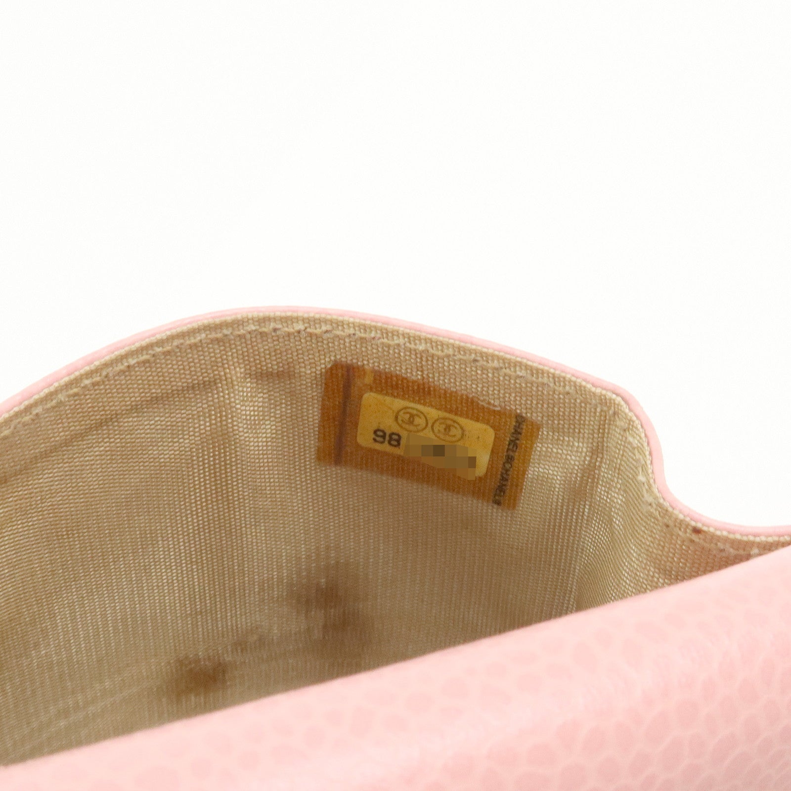 CHANEL COCO Mark Caviarskin Cigarette Case Pink