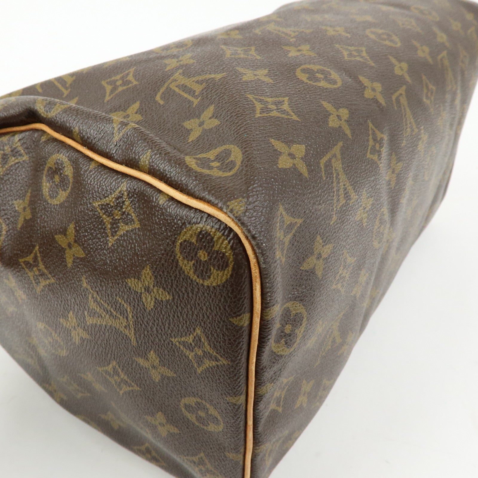 Louis Vuitton Monogram Speedy 35 Boston Bag Hand Bag Brown M41524