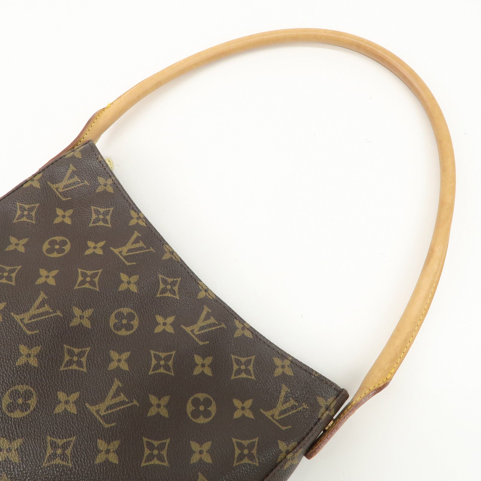 Louis Vuitton Monogram Looping GM Shoulder Bag Brown M51145