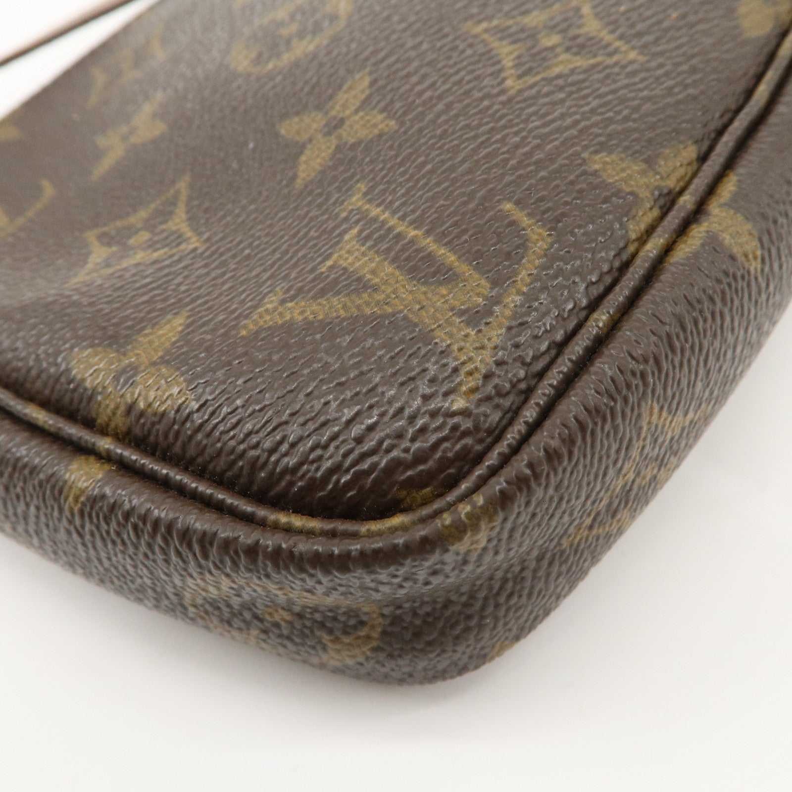 Louis Vuitton Monogram Pochette Accessories Pouch Hand Bag M51980 Used