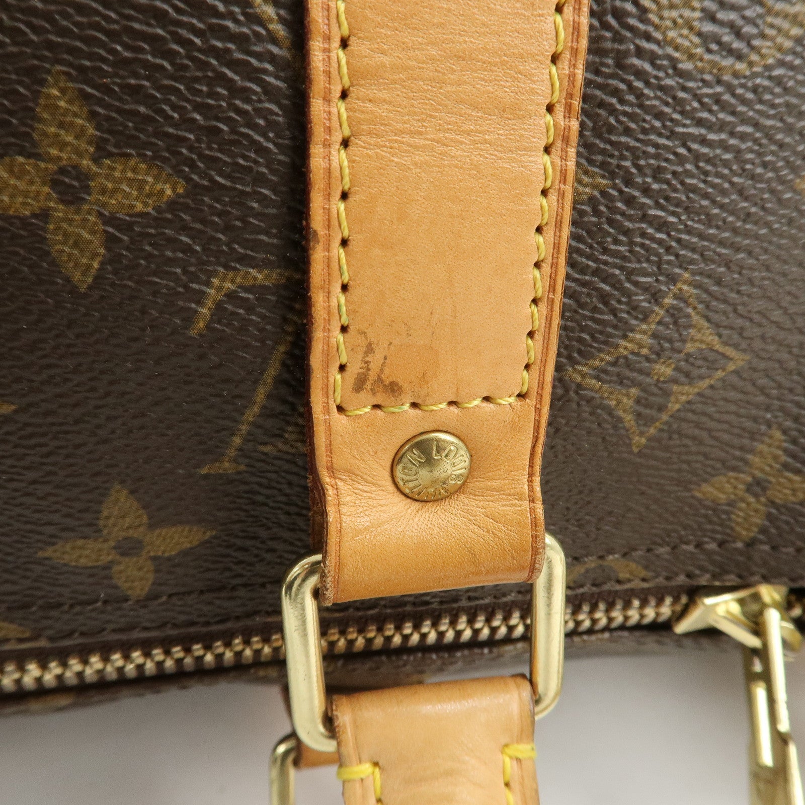 Louis Vuitton Monogram Keep All Bandouliere 55 Boston Bag M41414
