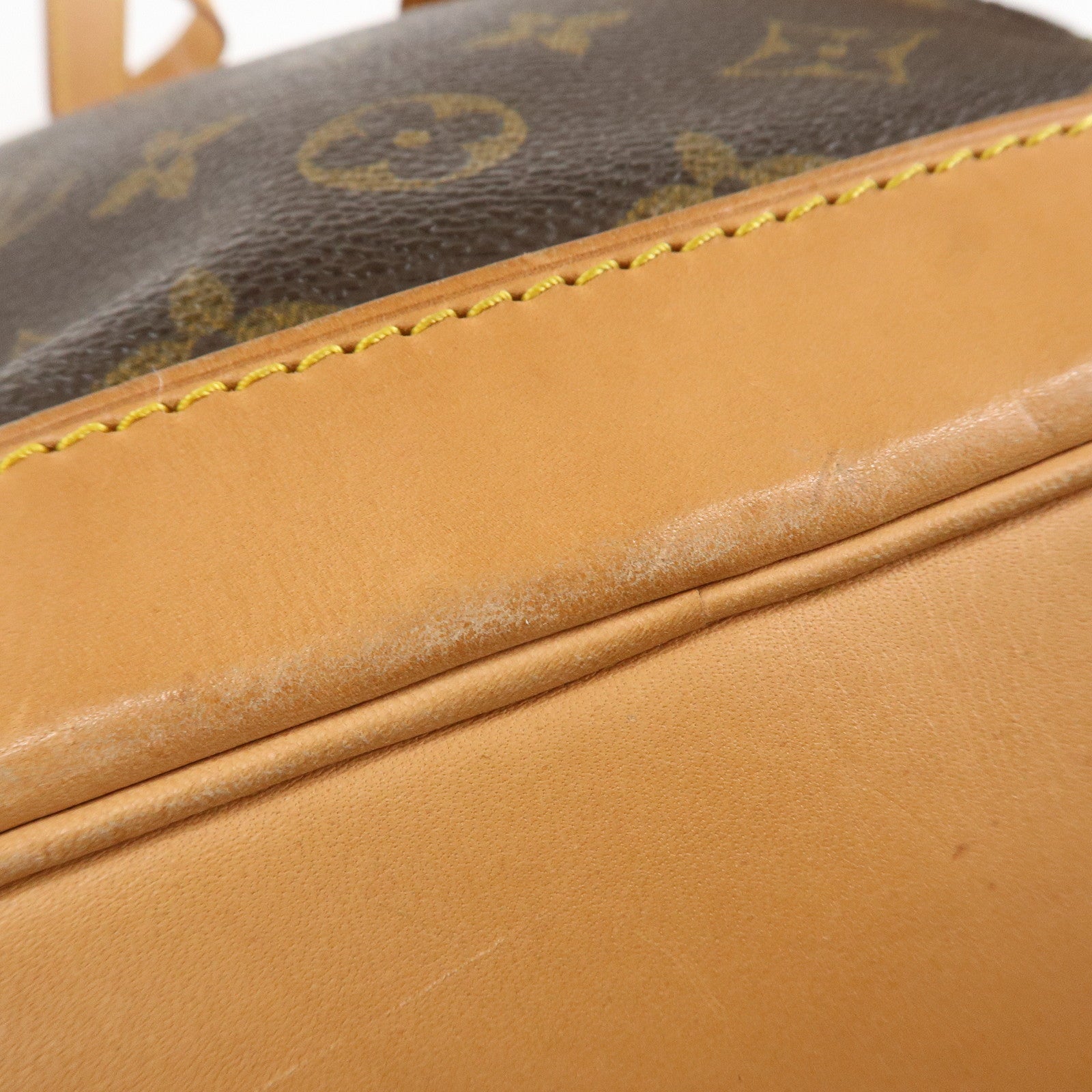 Louis Vuitton Monogram Montsouris MM Back Pack Ruck Sack M51136 Used