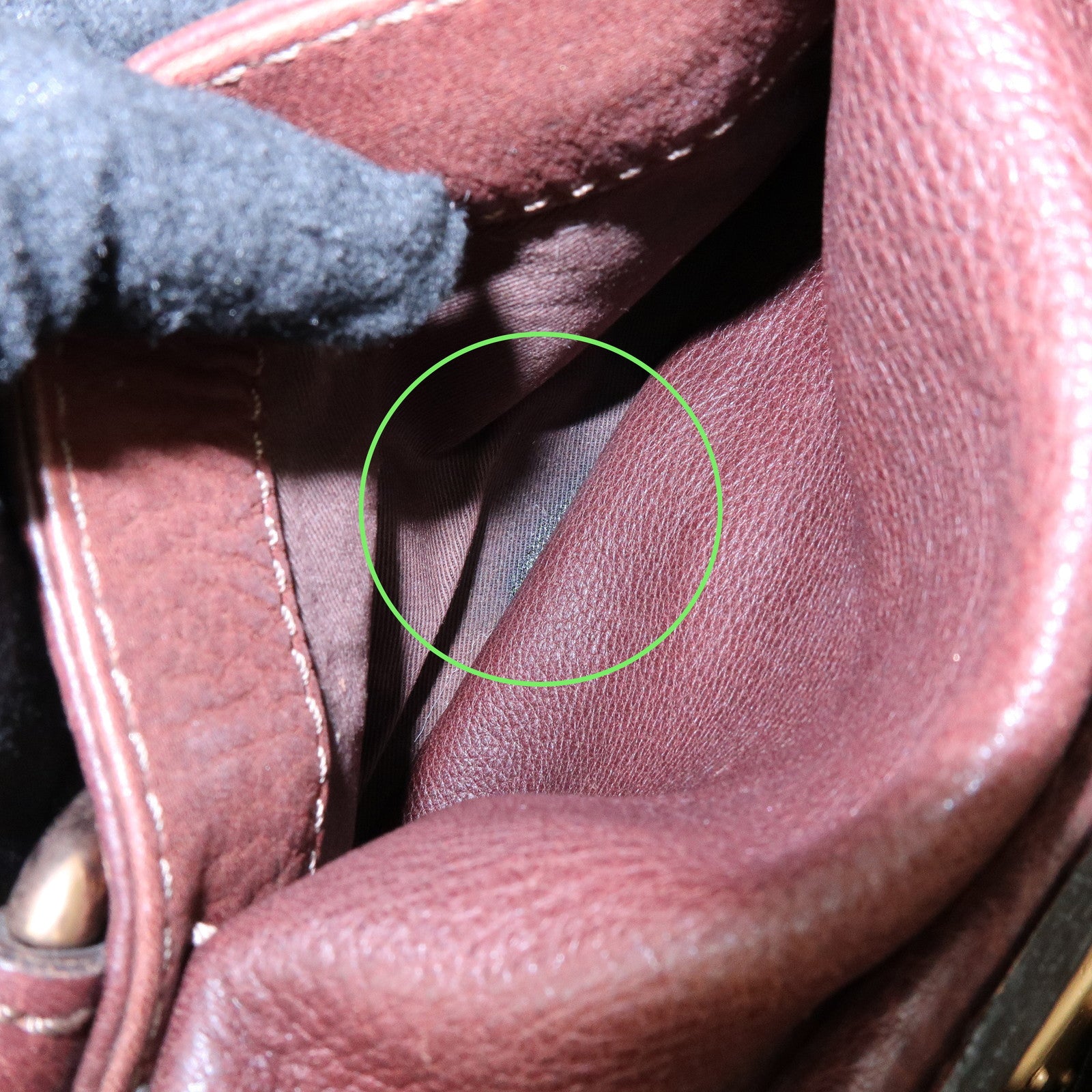 Chloe Paddington Leather Hand Bag Boston Bag Medium Brown