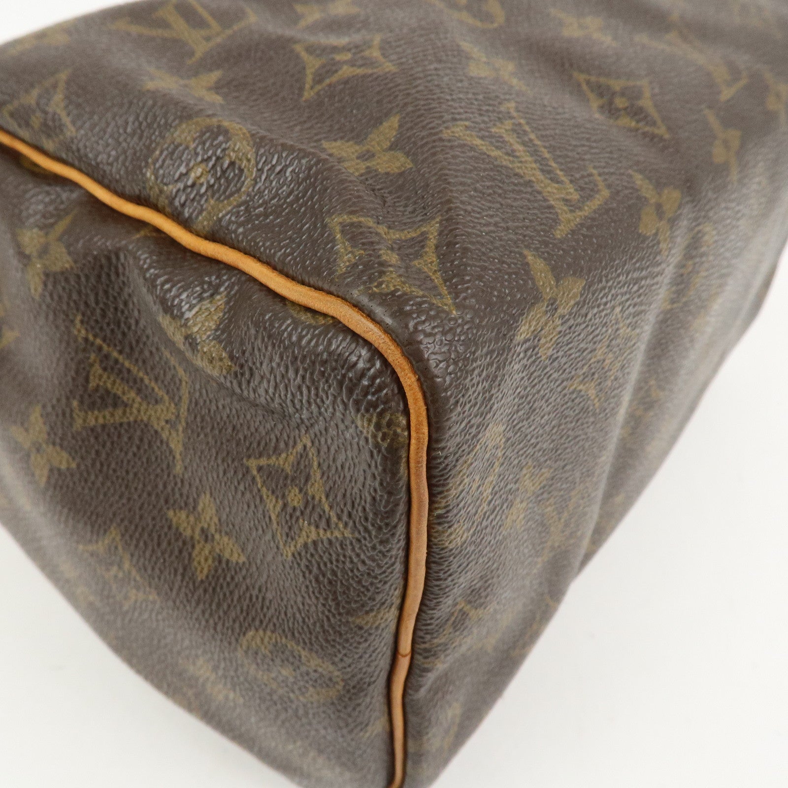 Louis Vuitton Monogram Speedy 25 Boston Bag Hand Bag Brown M41528