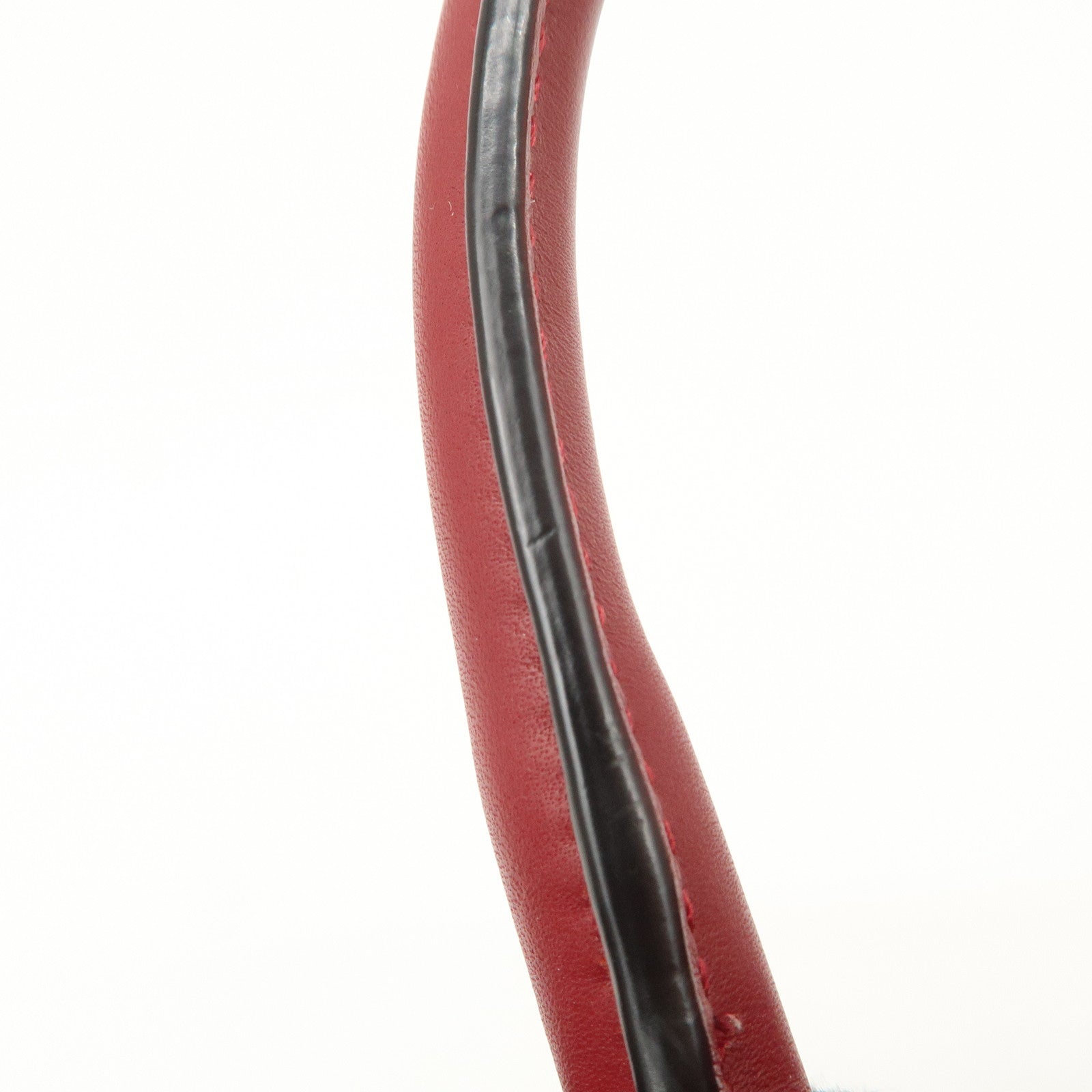 GUCCI Micro Guccissima 2Way Bag Hand Bag Red 449654