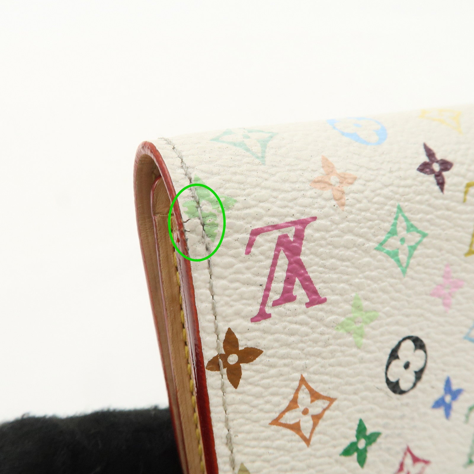 Louis Vuitton Monogram Multicolor Pochette Portte Monnaie Credi Long Wallet M60004 Used