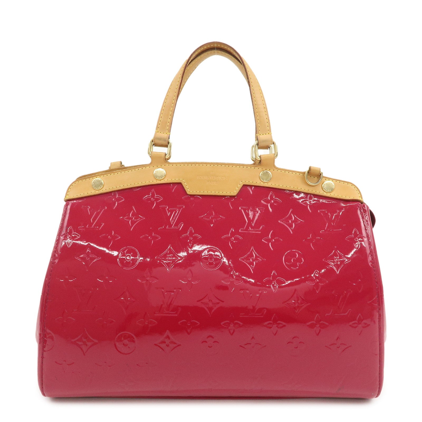 Louis Vuitton Vernis Brea MM 2Way Bag Hand Bag RoseIndien M91798