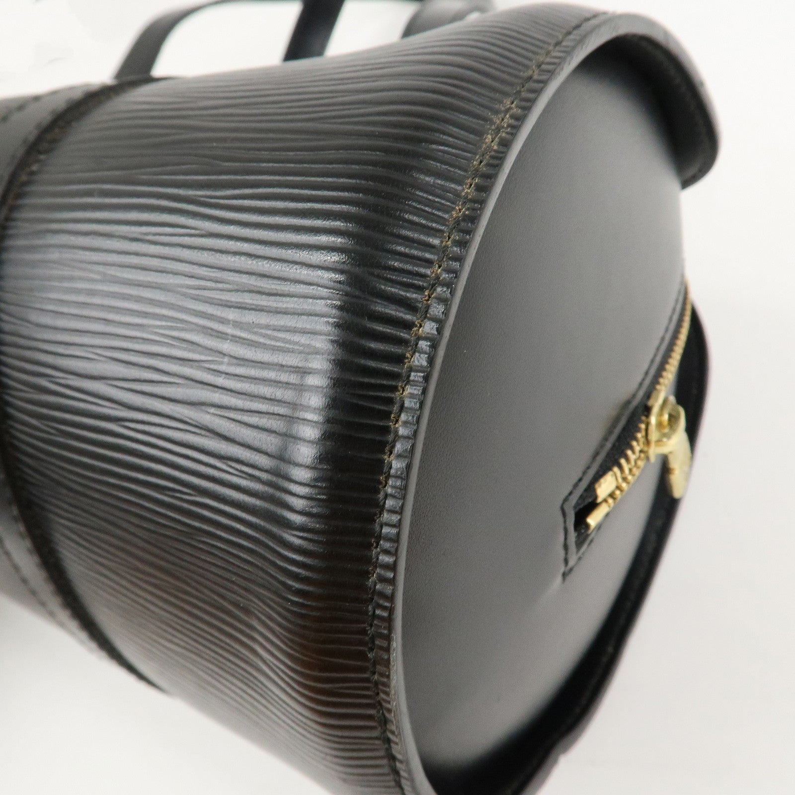 Louis Vuitton Epi Soufflot Hand Bag Shoulder Bag Noir Black M52862