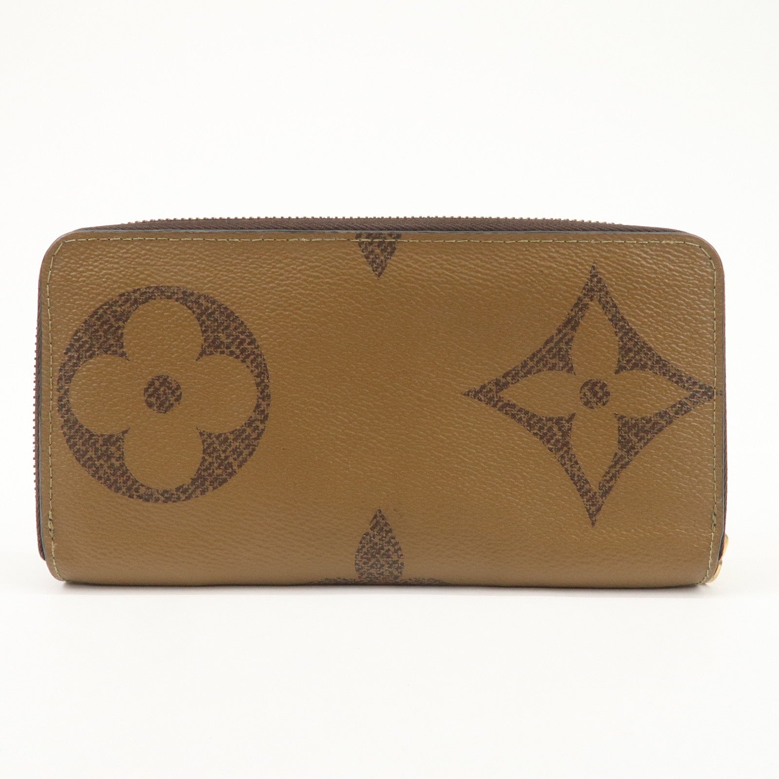 Louis Vuitton Giant Monogram Reverse Zippy Wallet Long Wallet M69353 Used