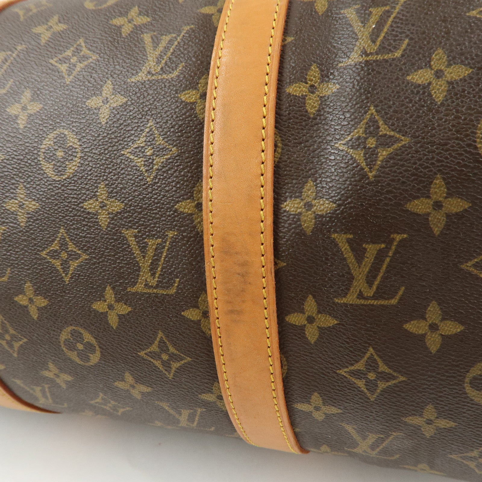 Louis Vuitton Monogram Sac Souple 45 Boston Bag Brown M41624