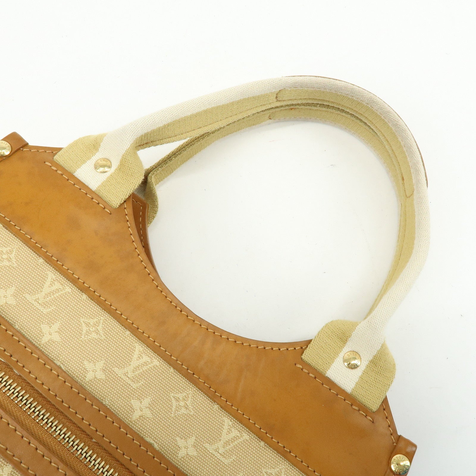 Louis Vuitton Monogram Mini Sac Catherine Hand Bag Beige M92328