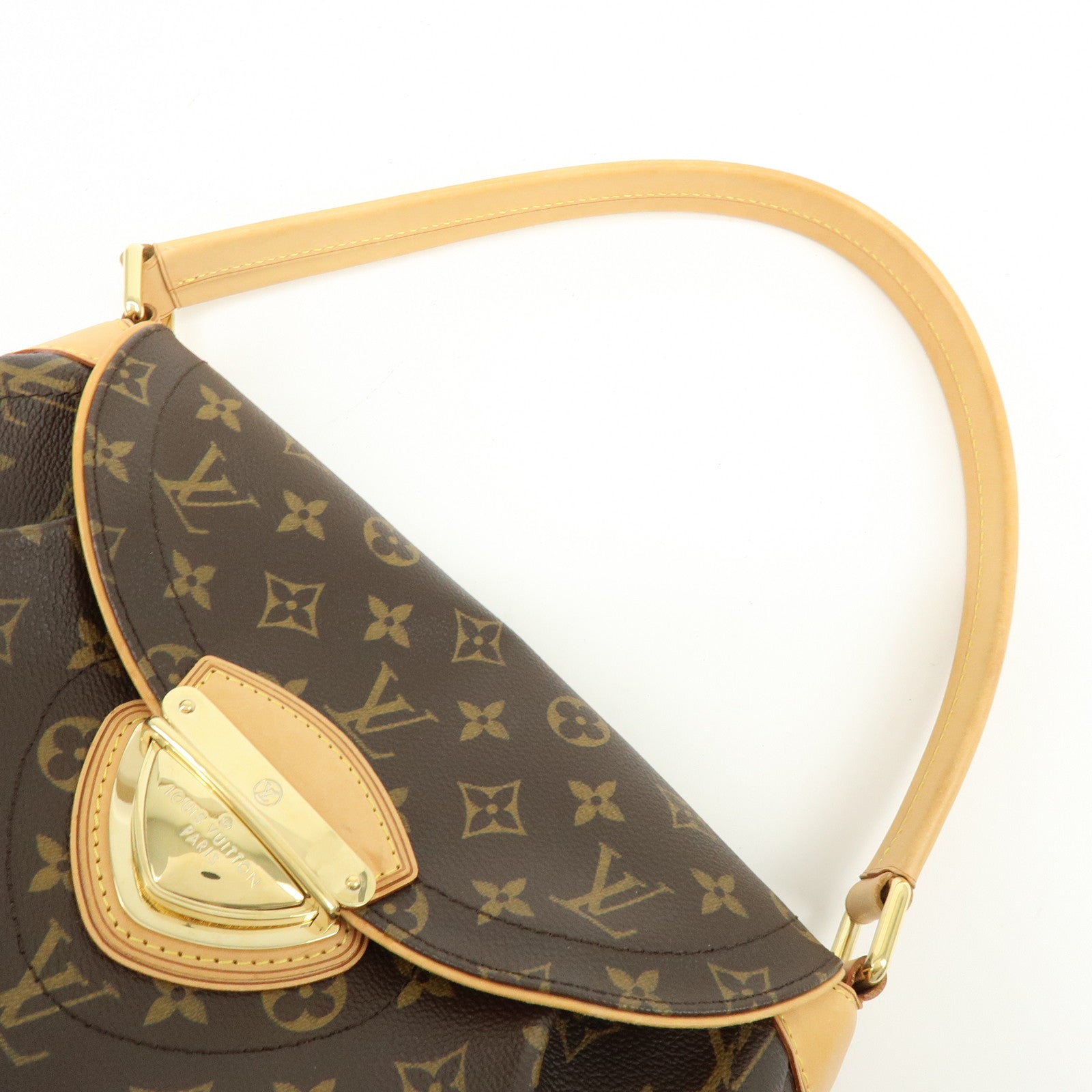 Louis Vuitton Monogram Beverly MM Shoulder Hand Bag Brown M40121
