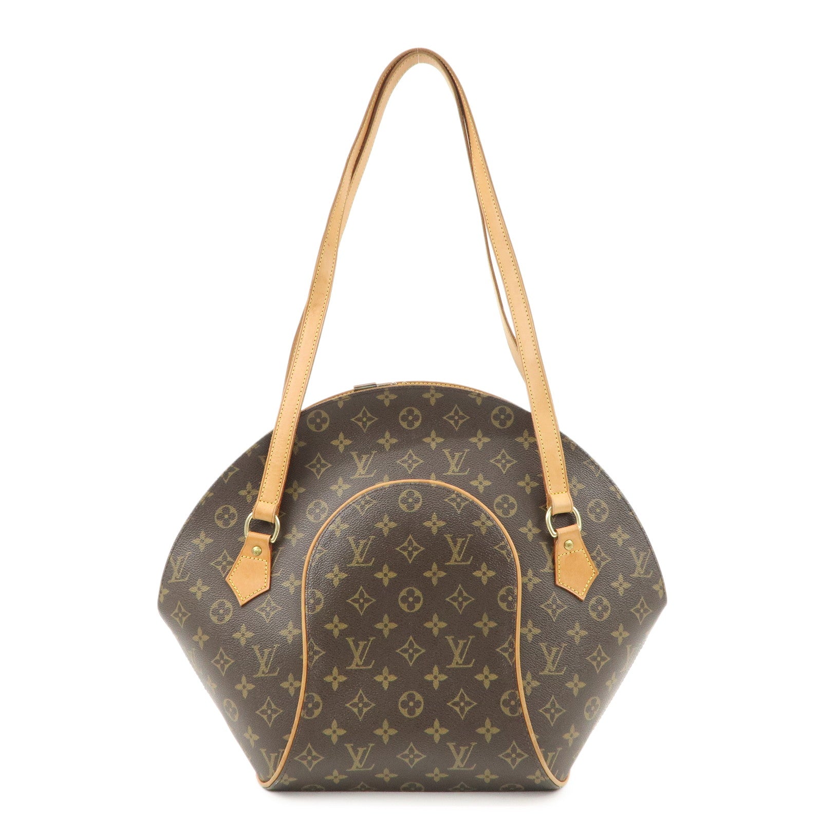 Louis Vuitton Monogram Ellipse Shopping Shoulder Bag Brown M51128 Used