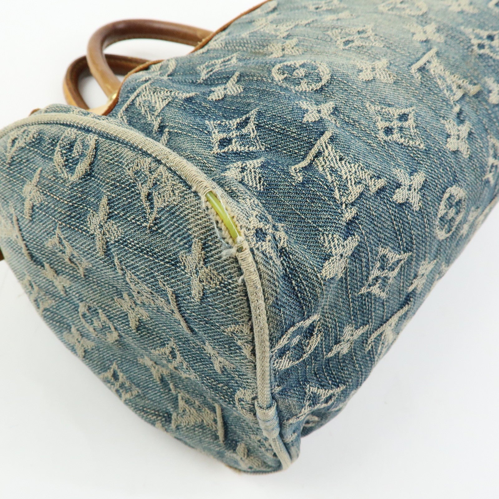 Louis Vuitton Monogram Denim Neo Speedy Boston Bag Blue M95019