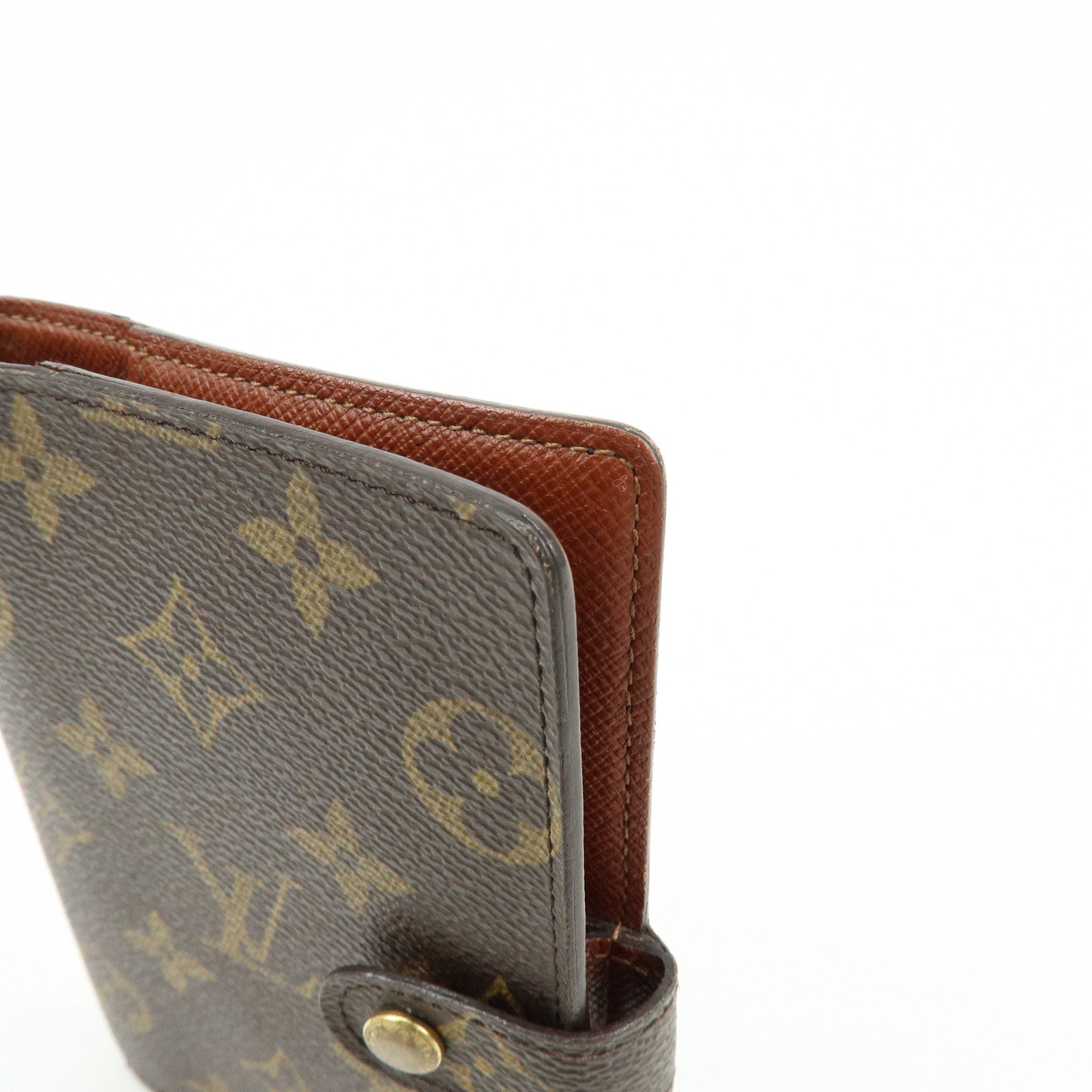 Louis Vuitton Monogram Agenda PM Planner Cover Brown R20005