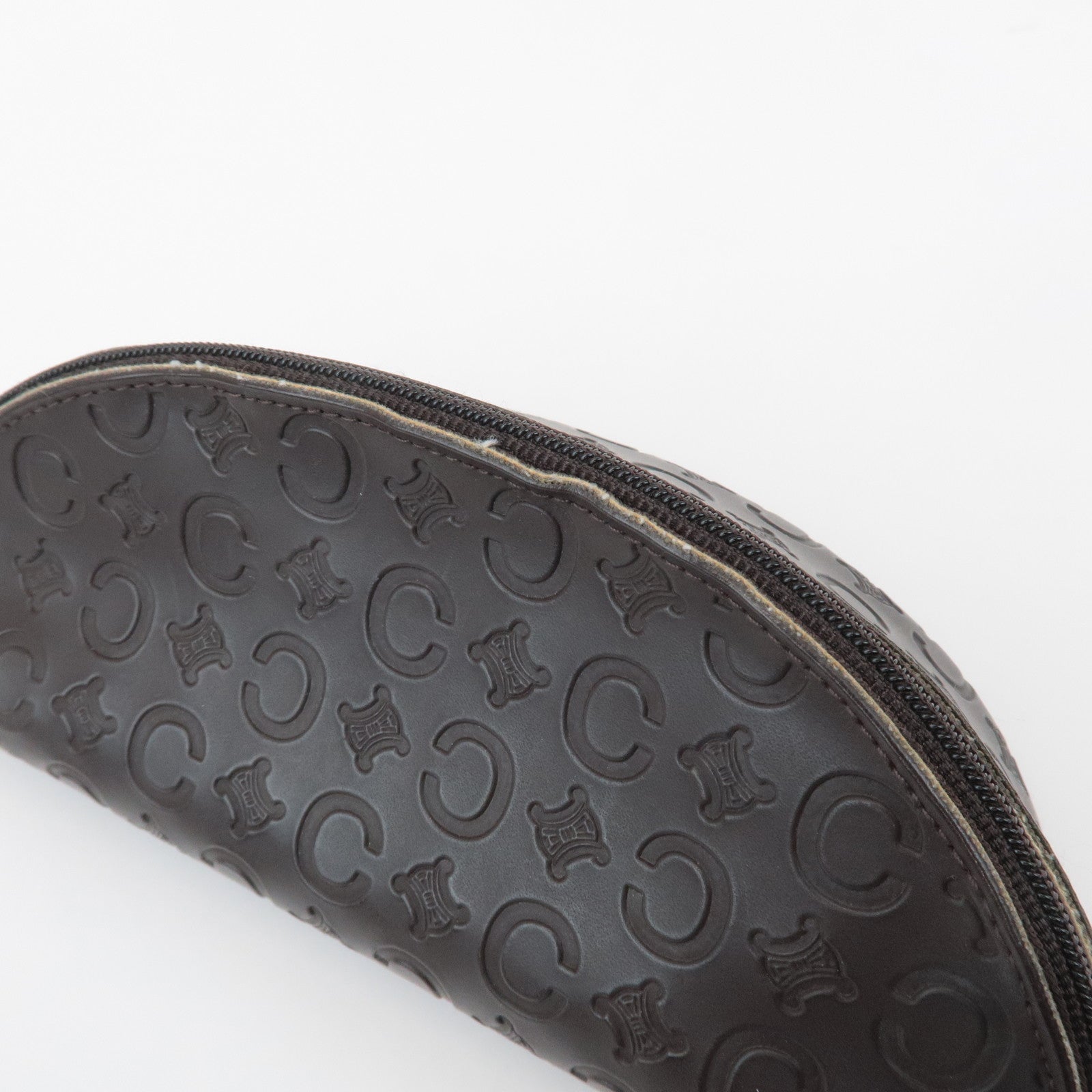 CELINE Plastic Sunglasses Red Silver SC1336S Used