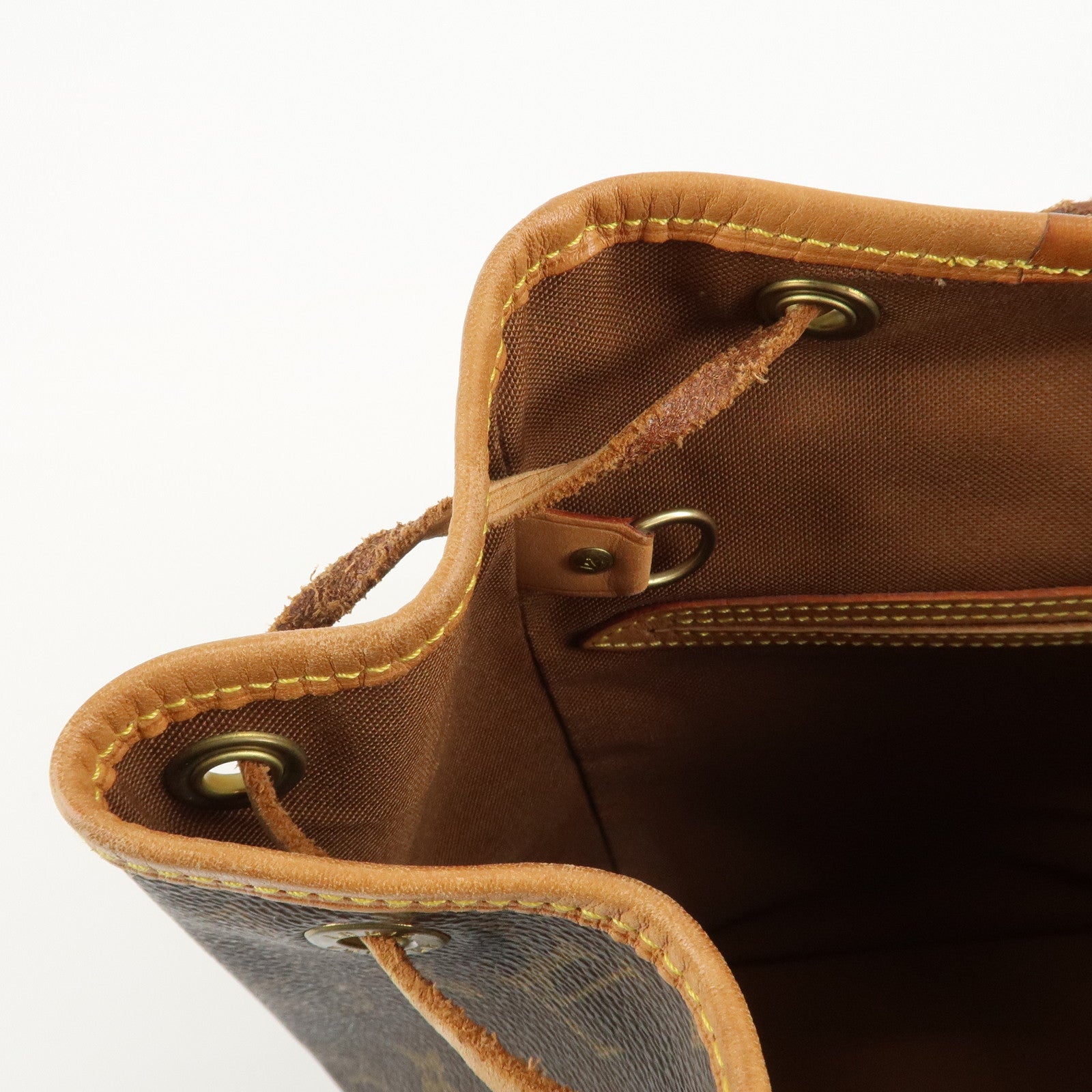 Louis Vuitton Monogram Canvas Montsouris MM Backpack Brown M51136 Used