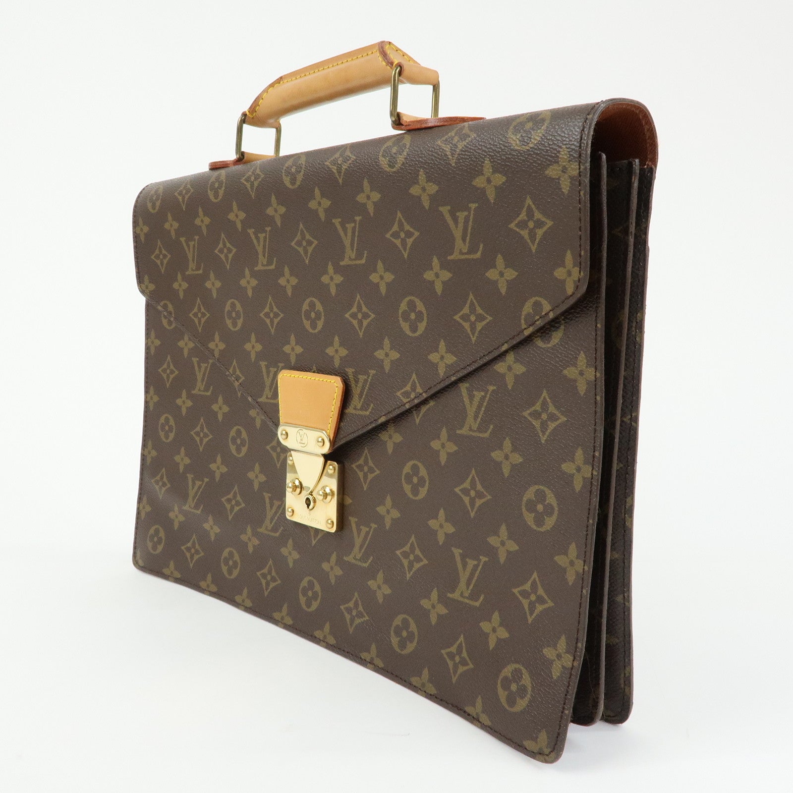 Louis Vuitton Monogram Serviette Conseiller Briefcase Brown M53331