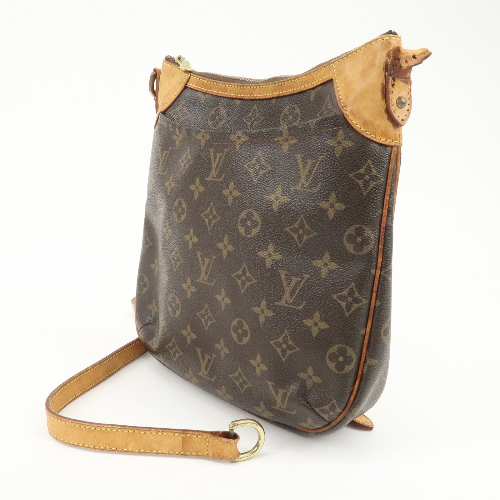 Louis Vuitton Monogram Odeon PM Shoulder Bag Brown M56390