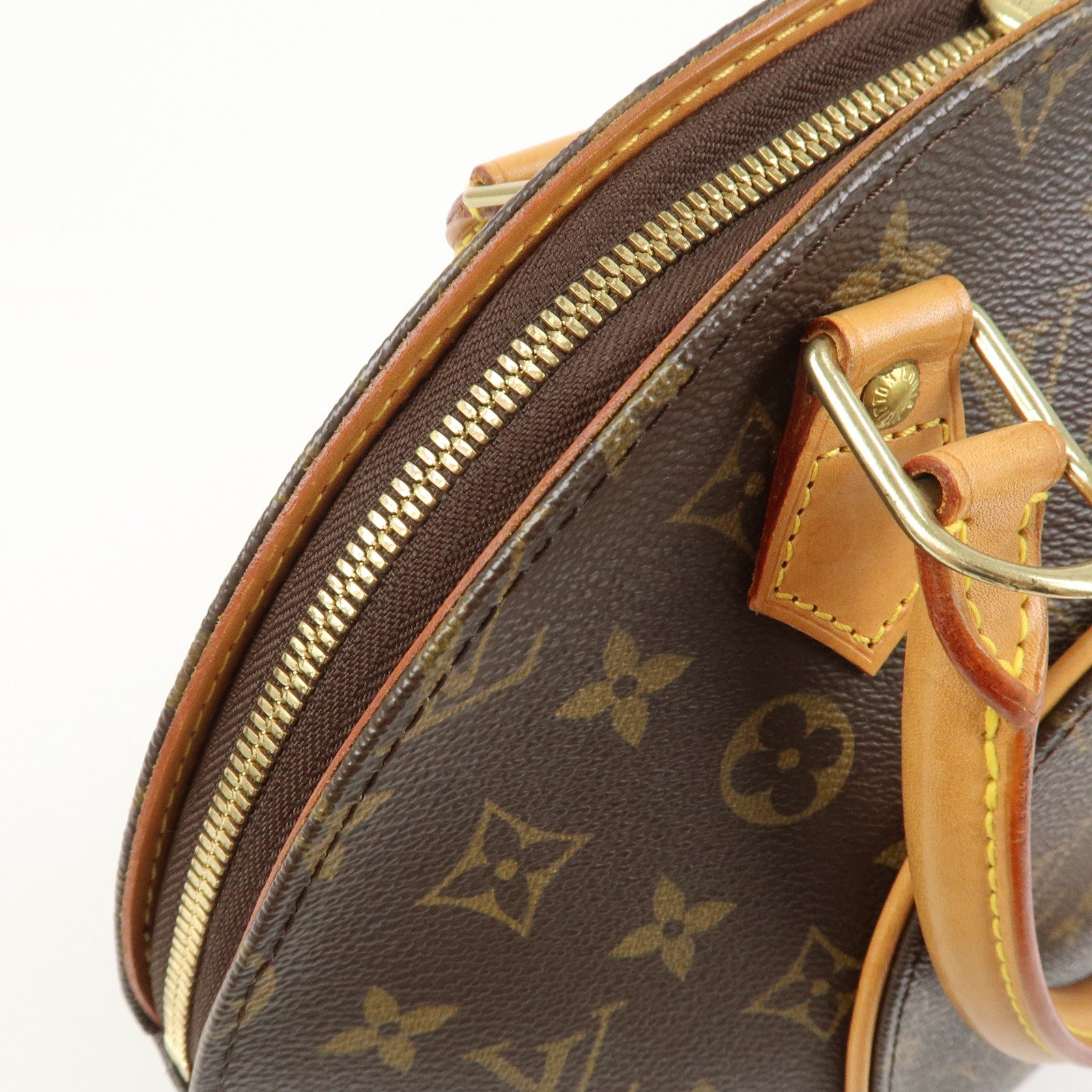 Louis Vuitton Monogram Ellipse PM Hand Bag Brown M51127