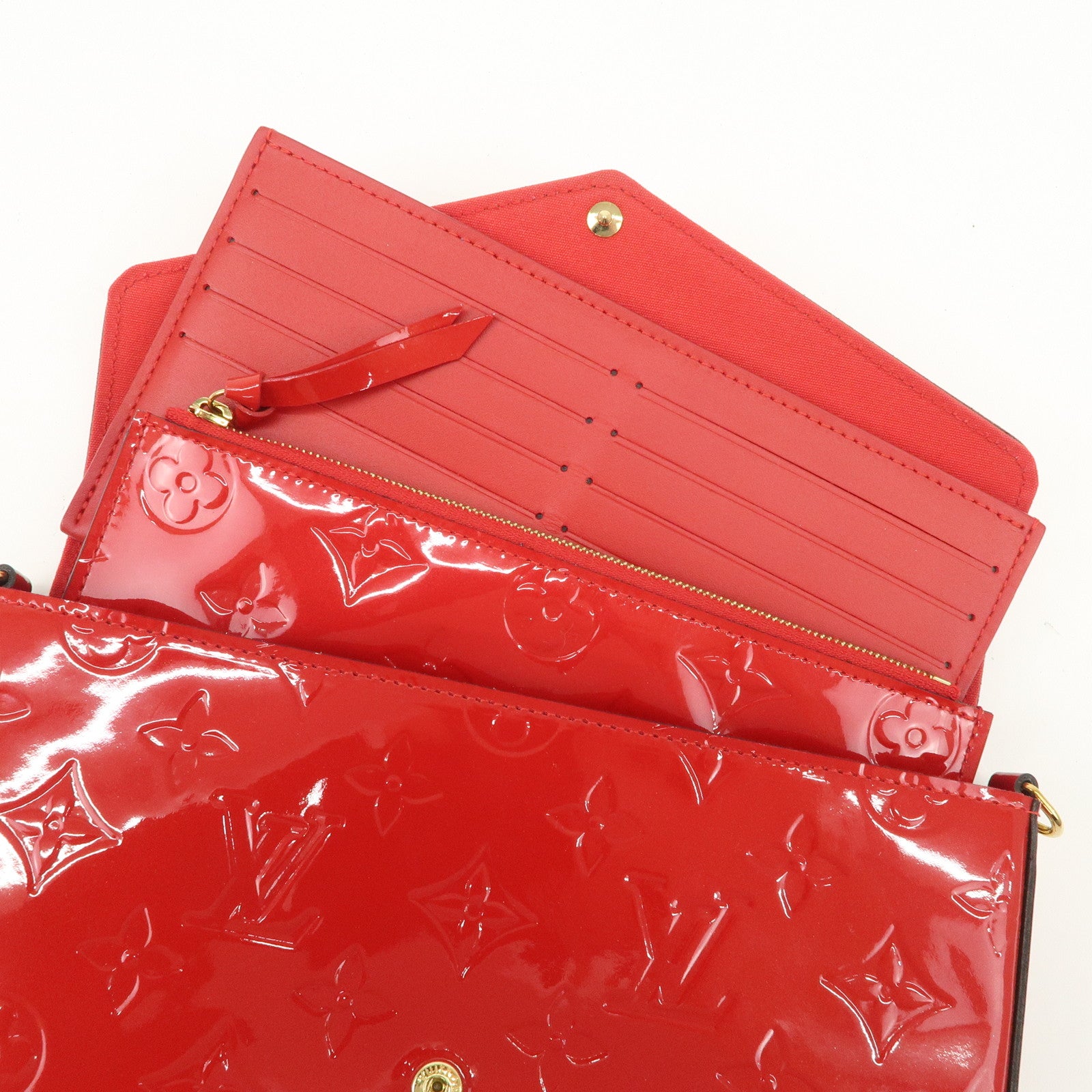 Louis Vuitton Monogram Vernis Pochette Felice Shoulder Bag M61293 Used
