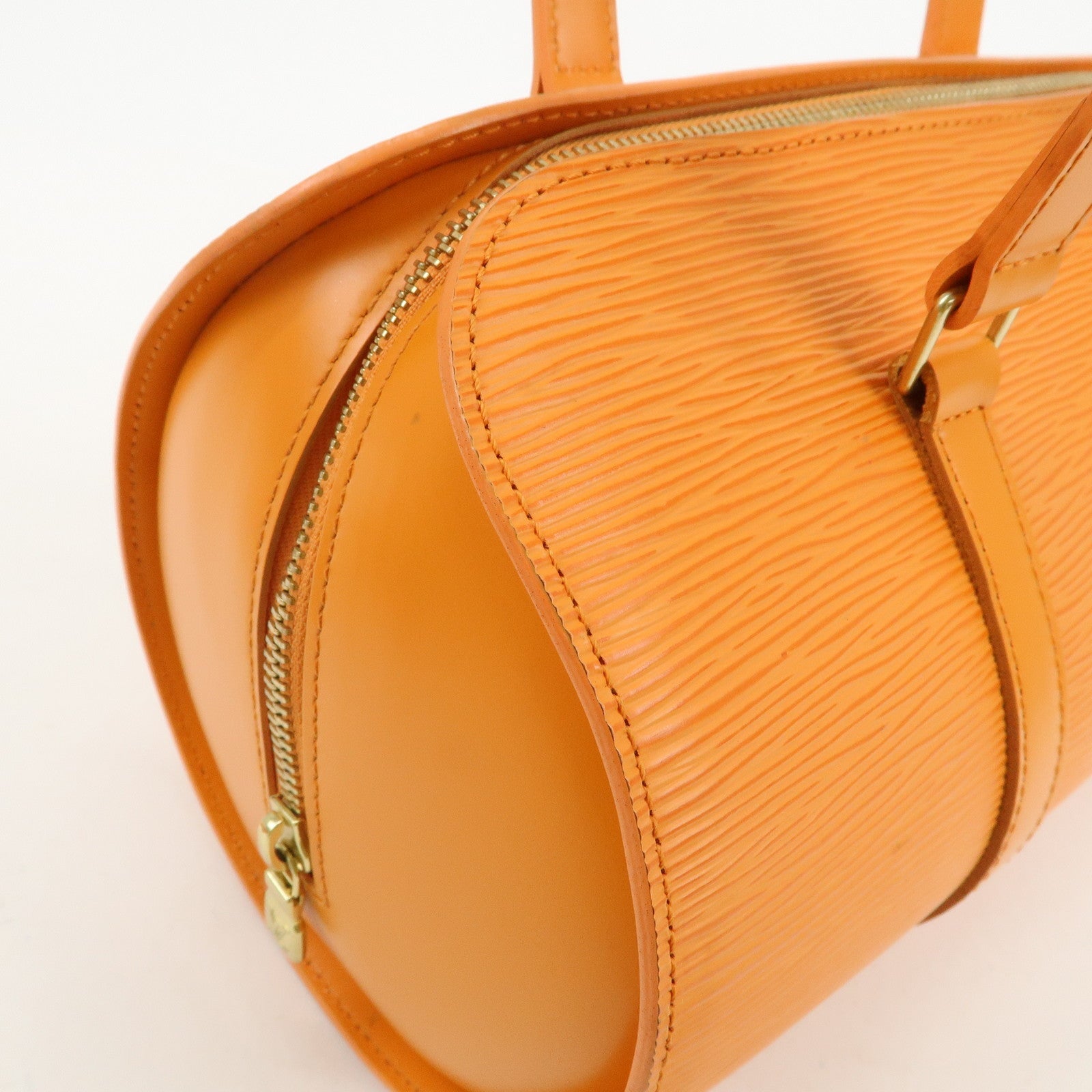 Louis Vuitton Epi Soufflot Hand Bag Mandarin Orange M5222H