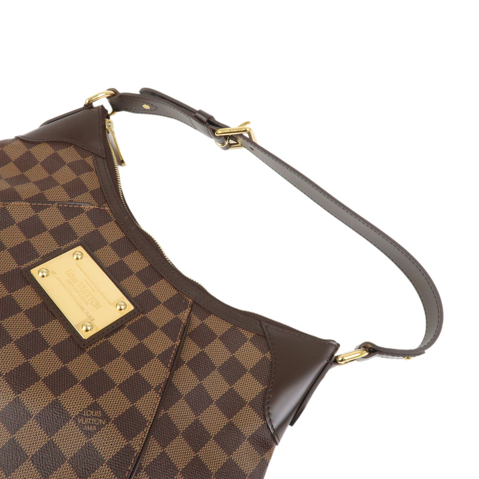 Louis Vuitton Damier Thames GM Shoulder Bag Brown N48181