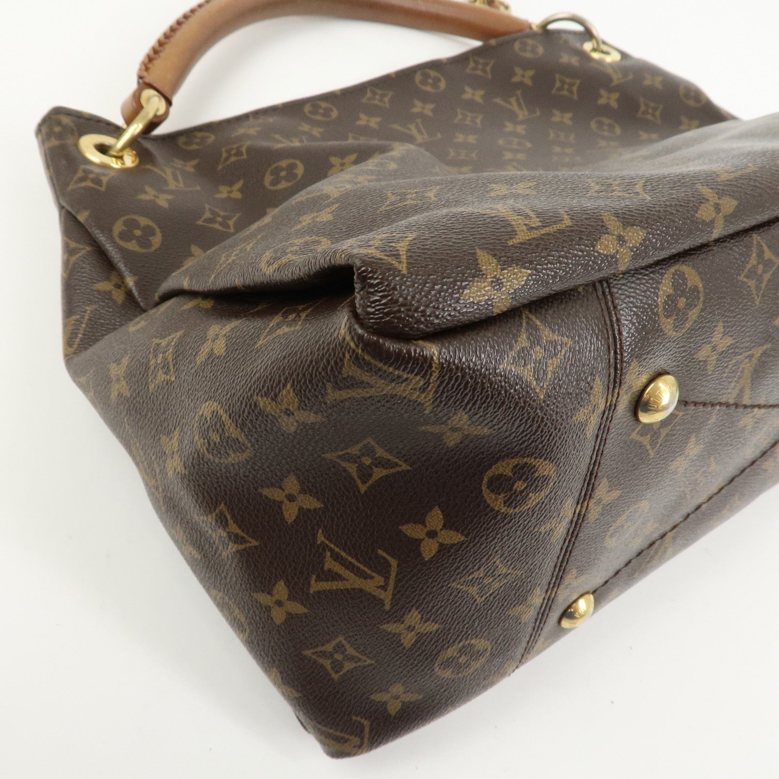 Louis Vuitton Monogram Artsy MM Shoulder Bag Brown M40249