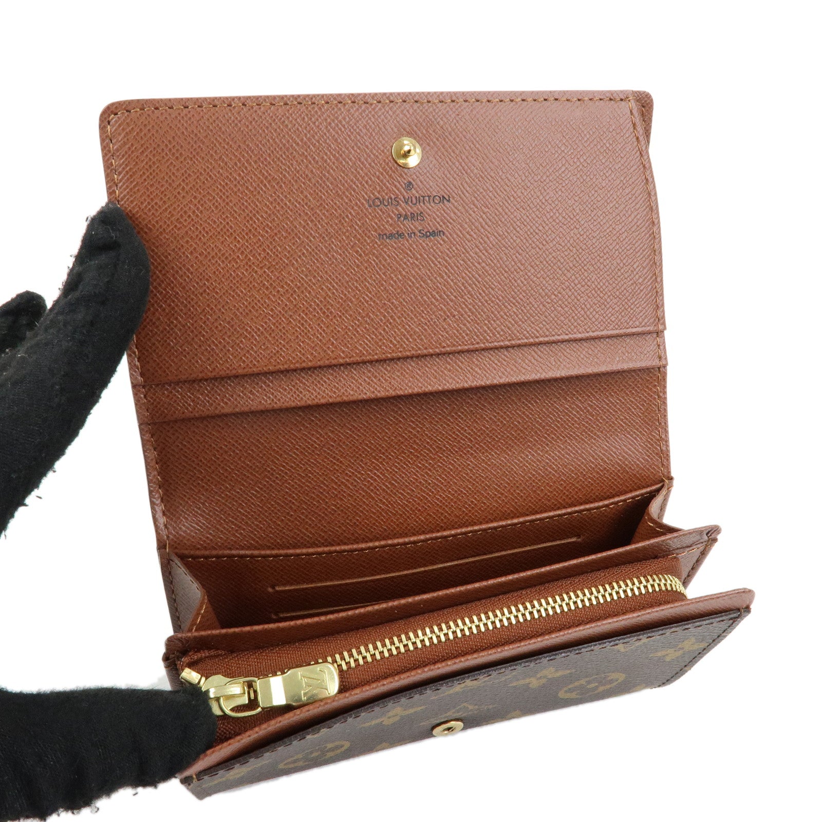 Louis Vuitton Monogram Porte Monnaie Billet Tresor Wallet M61730