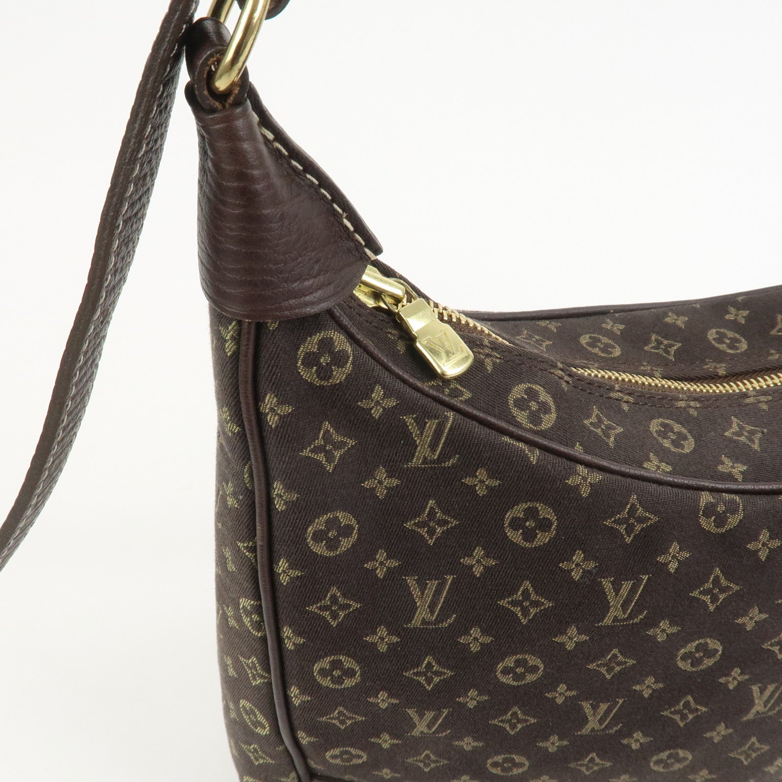 Louis Vuitton Monogram Mini Lin Boulogne Shoulder Bag Brown M95225