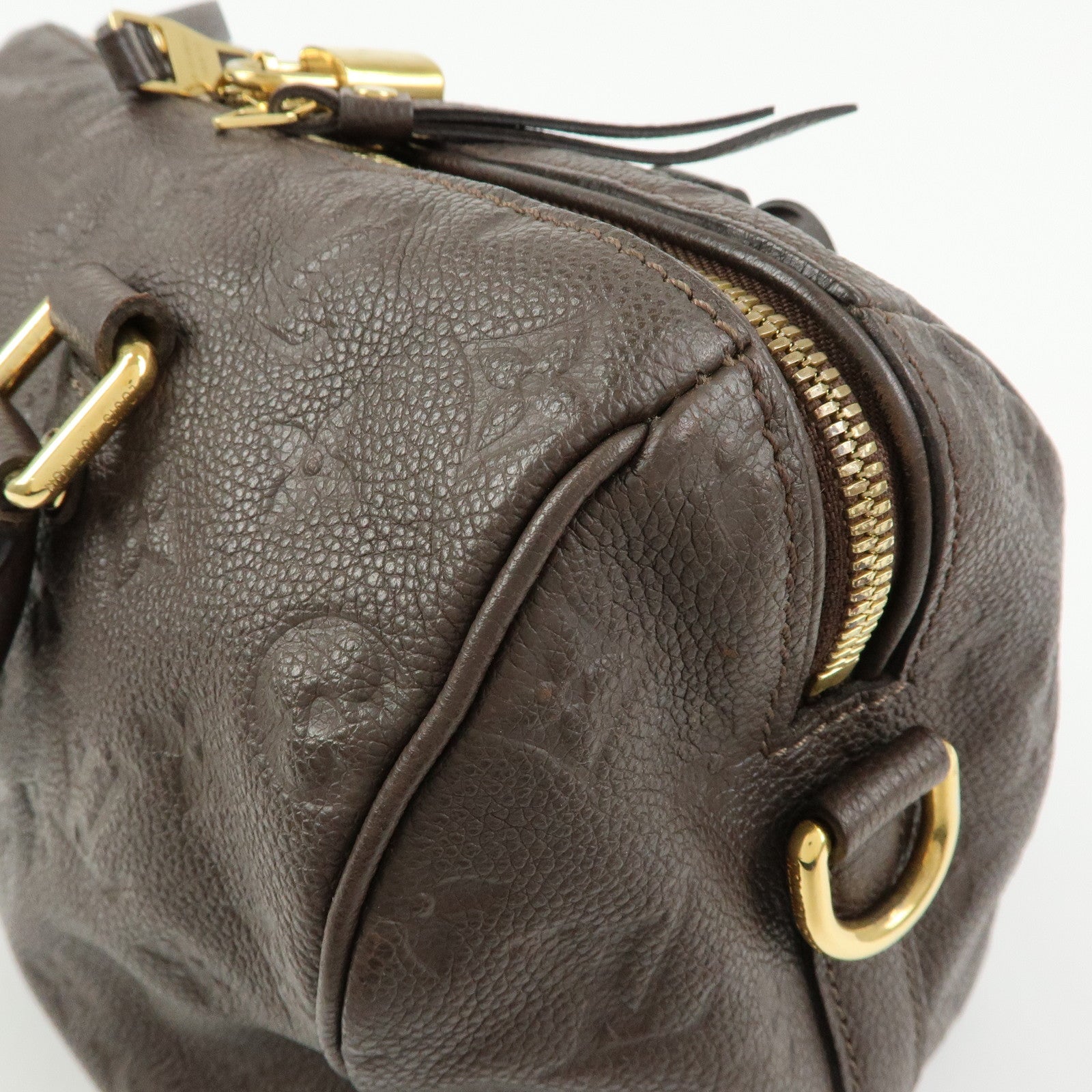 Louis Vuitton Monogram Empreinte Speedy Bandouliere 25 Terre M40761
