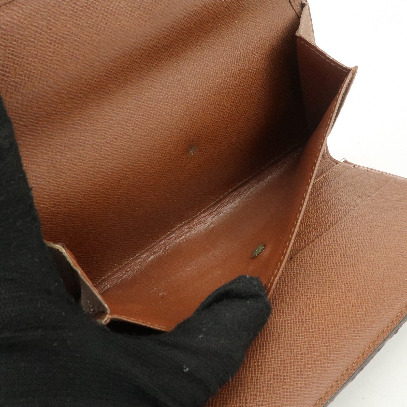 Louis Vuitton Set of 2 Monogram Canvas Long Wallet M61217 M61215 Used