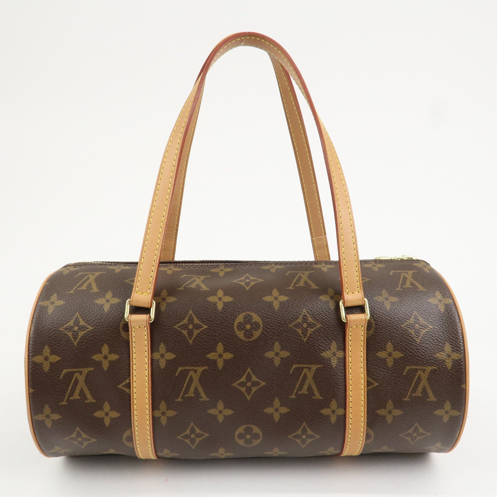 Louis Vuitton Monogram Papillon 30 Hand Bag New Style Brown M51385
