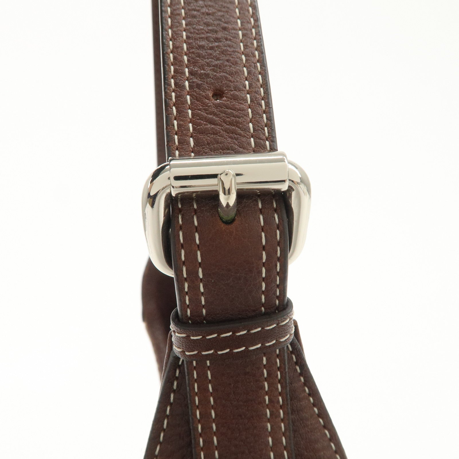 GIVENCHY 4G Logo Canvas Leather Hand Bag Shoulder Bag Beige Brown