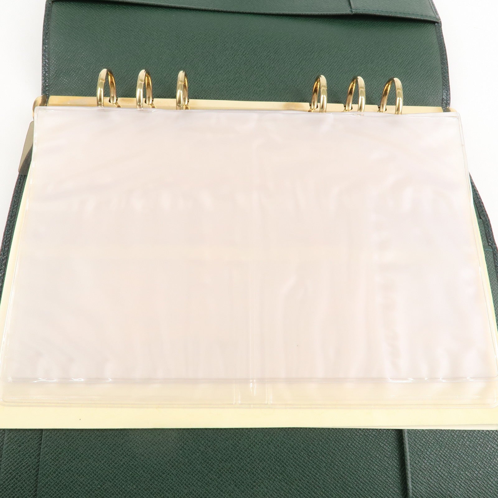 Louis Vuitton Taiga Leather Agenda GM Planner Cover Epicea R20404 Used