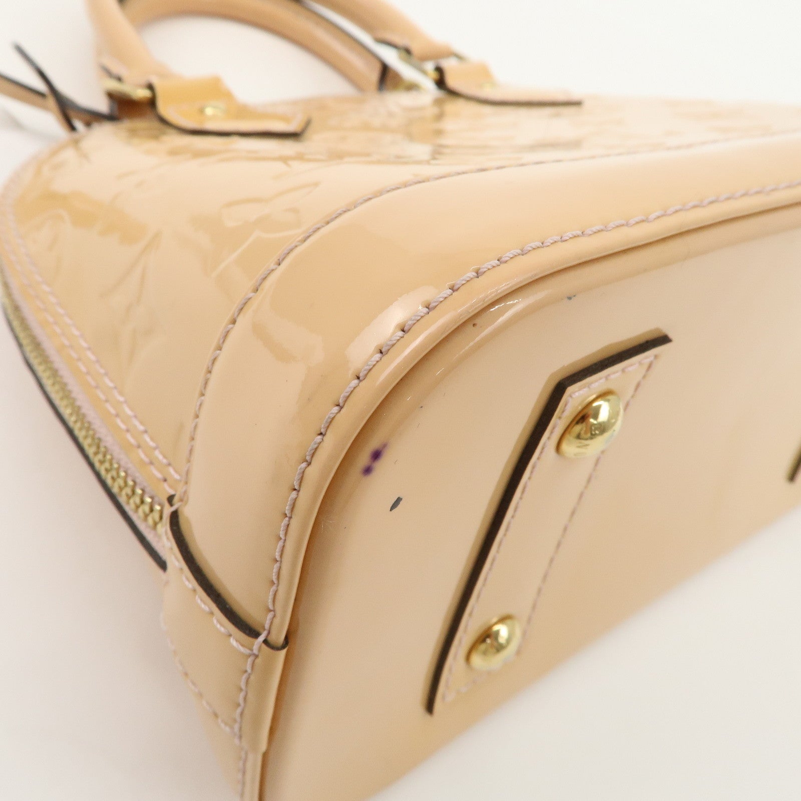 Louis Vuitton Monogram Vernis Alma BB 2Way Hand Shoulder Bag M90064 Used