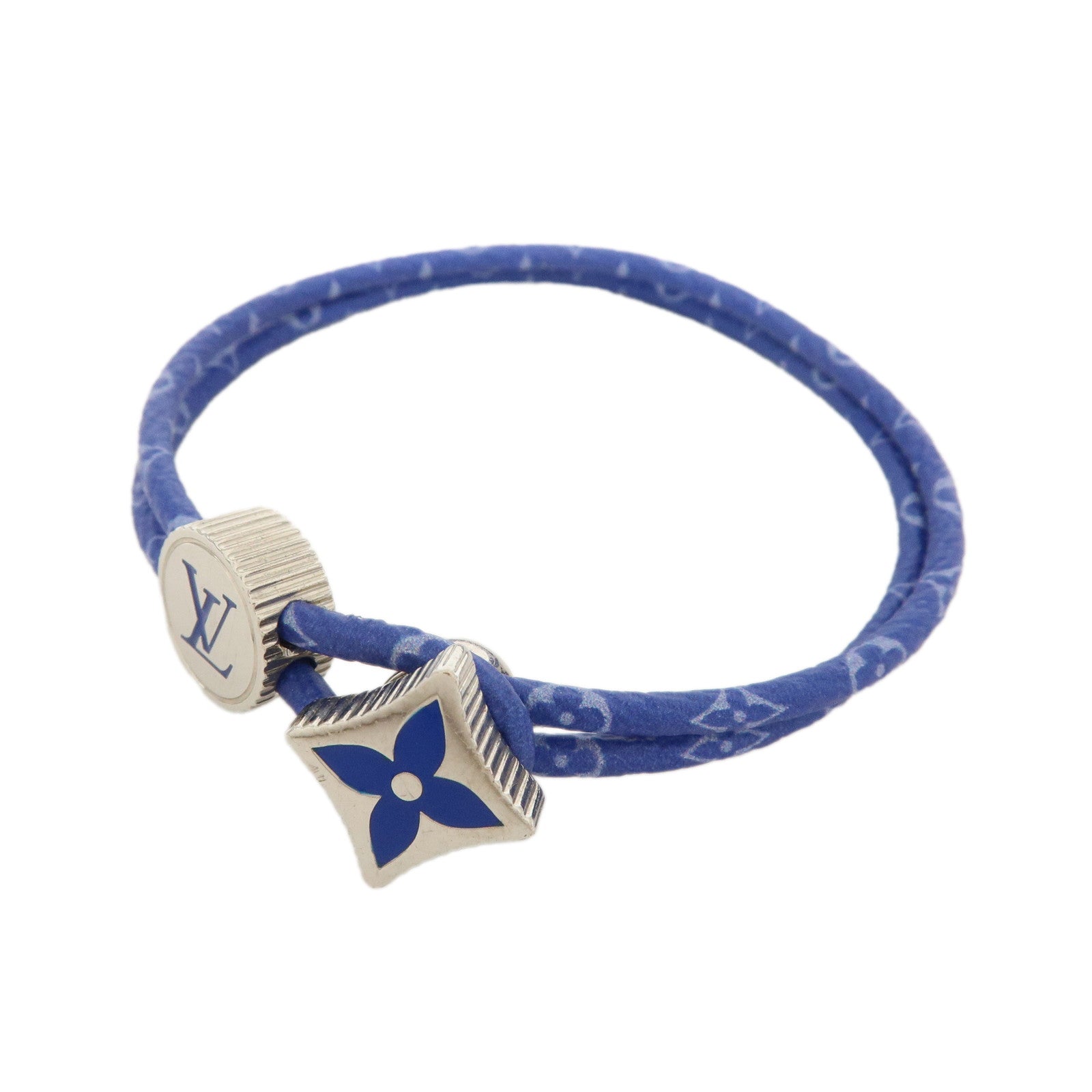 Louis Vuitton Monogram Canvas Catch It Bracelet Blue M106