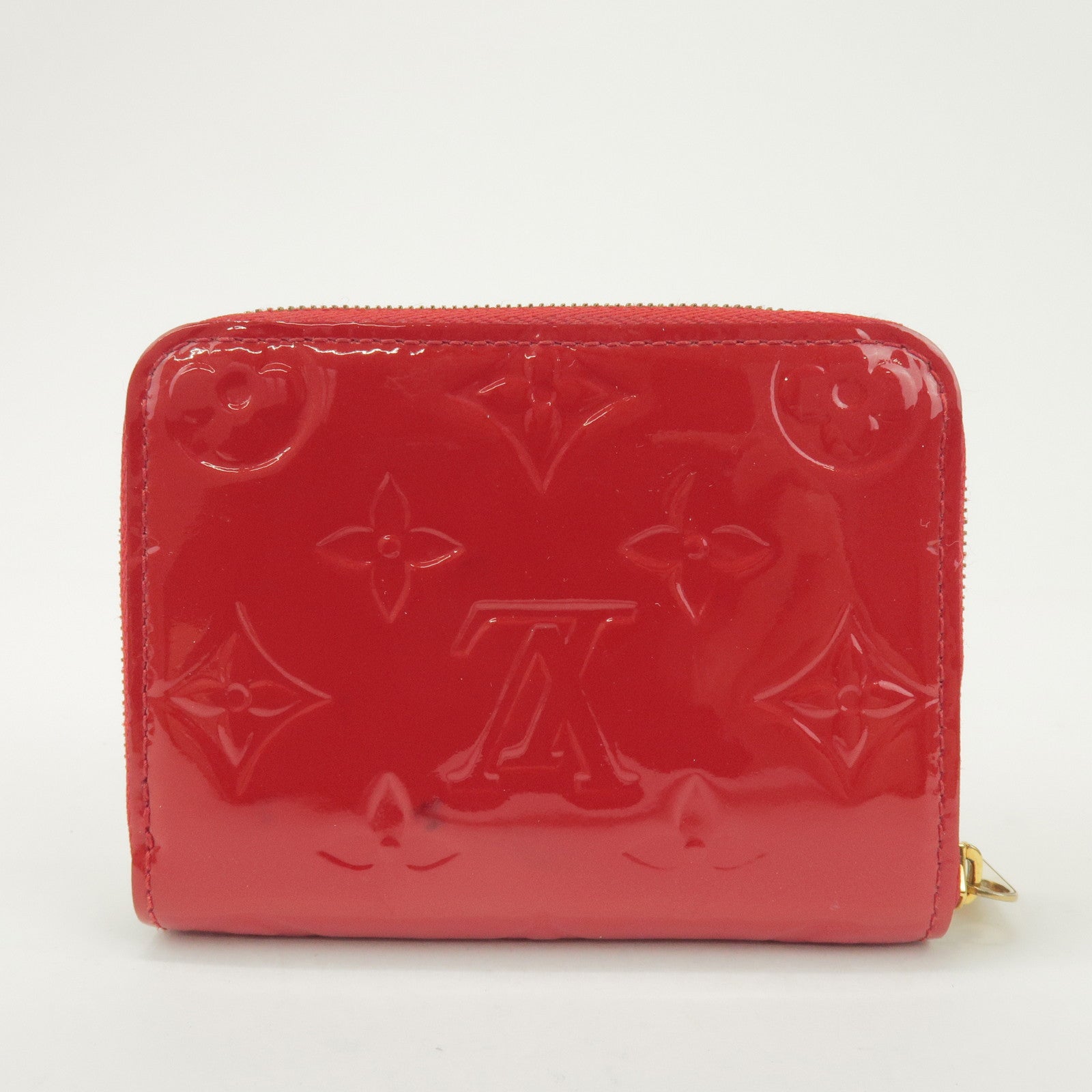 Louis Vuitton Monogram Vernis Zippy Coin Purse Pomme d'Amour M93608