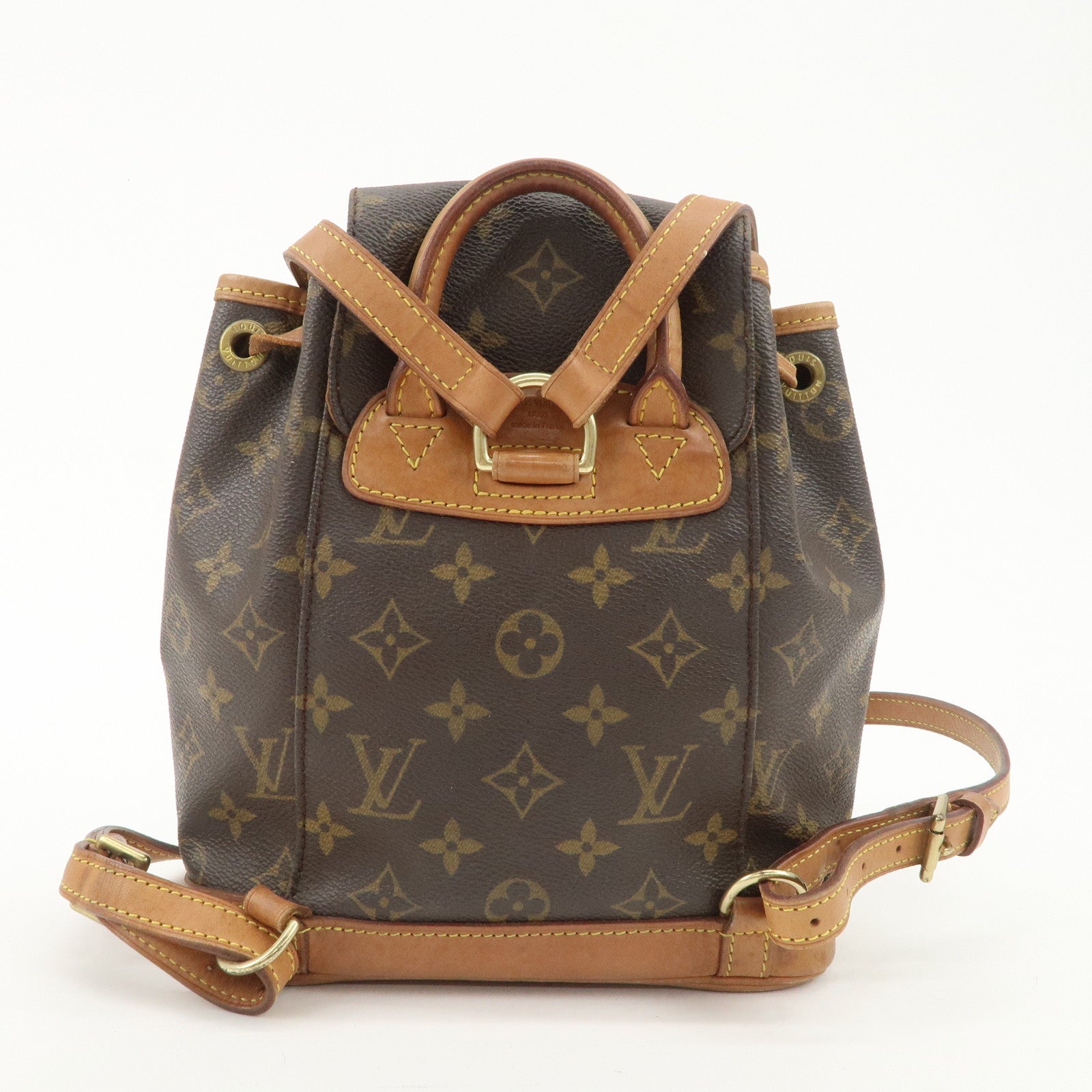 Louis Vuitton Monogram Mini Montsouris Canvas Backpack Brown M51137